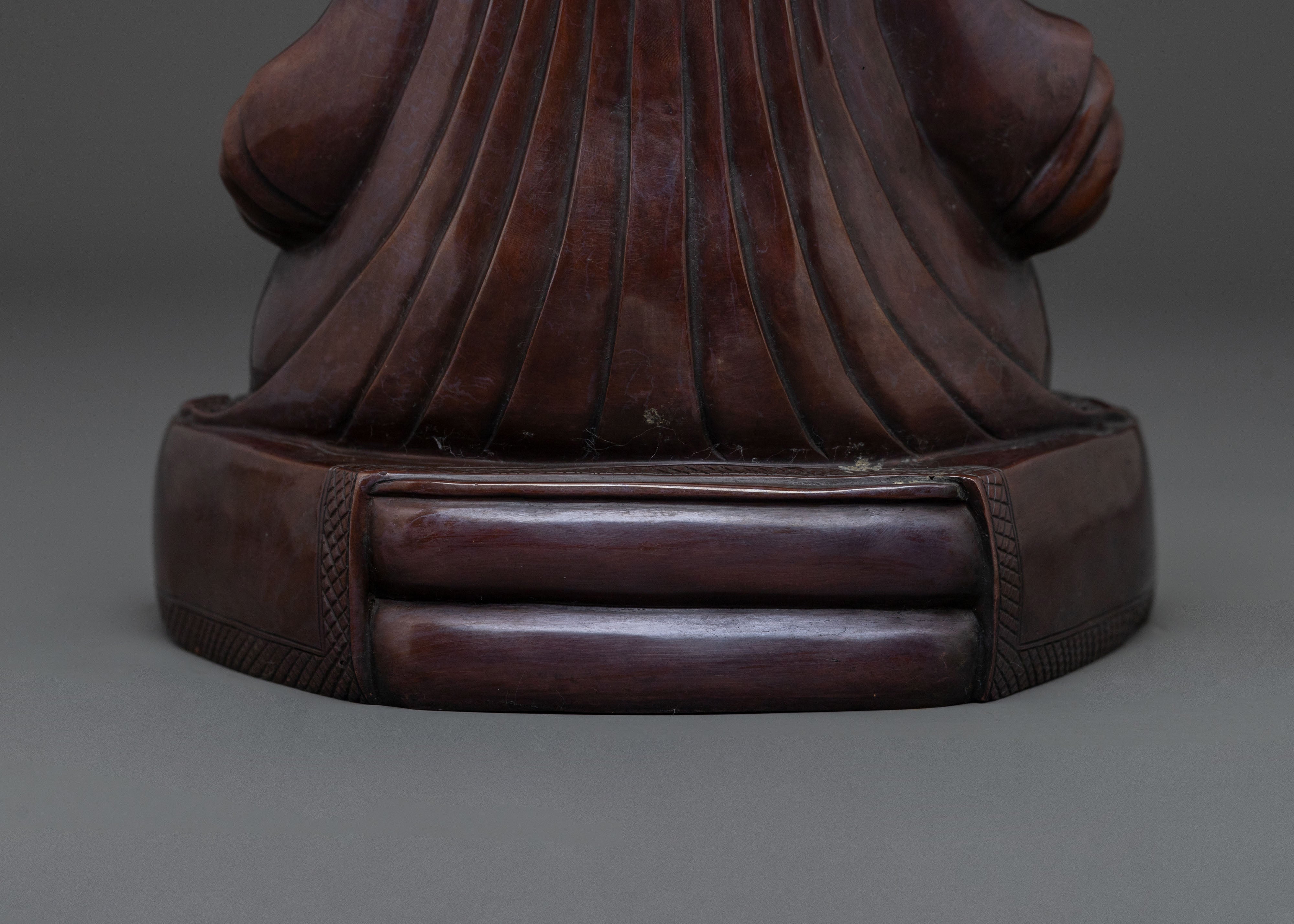 Gampopa: Buddhist Master Sculpture | The Physician Yogi of Tibetan Buddhism