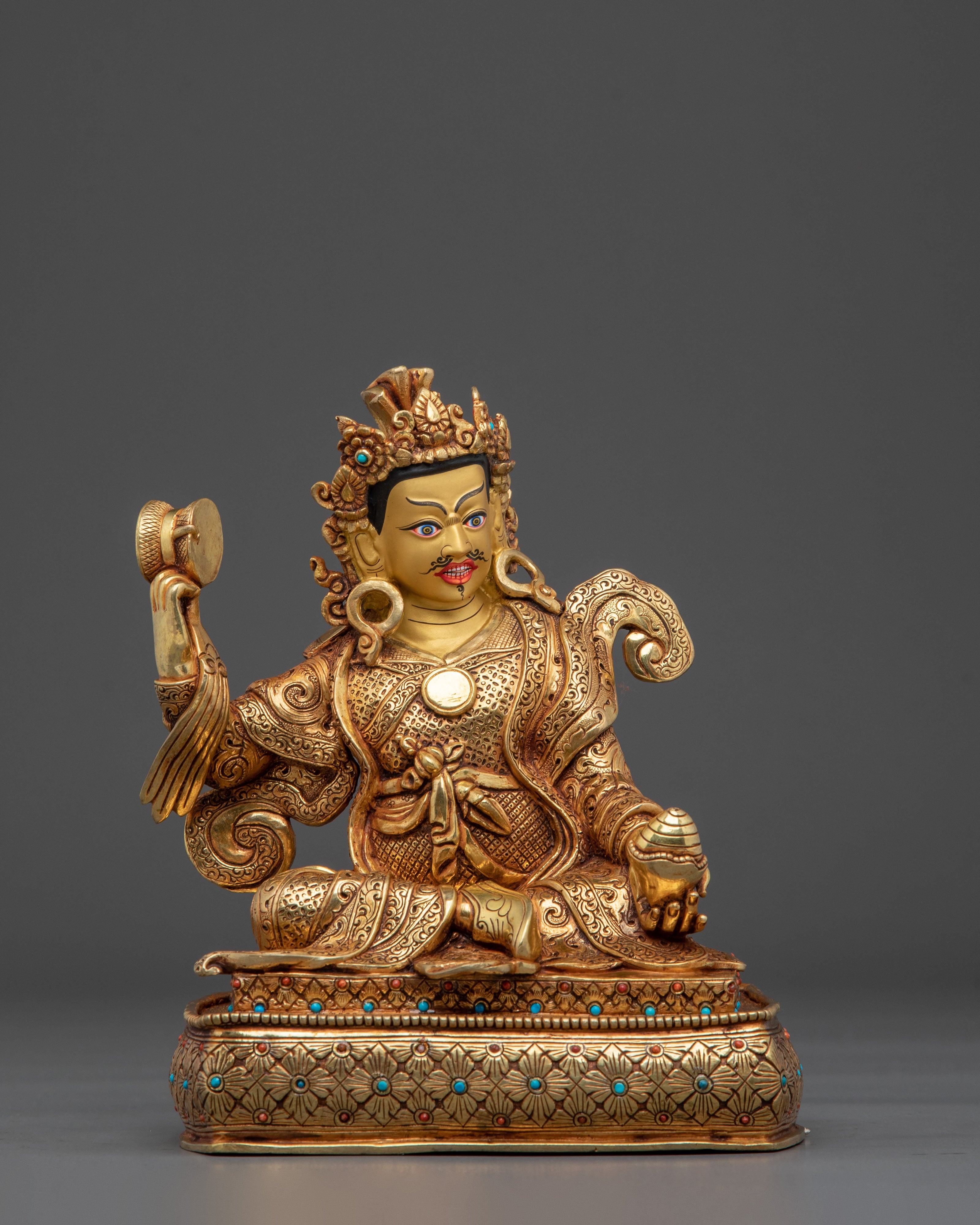 8 Manifestation of Guru Rinpoche Set with 24k Gold Glided