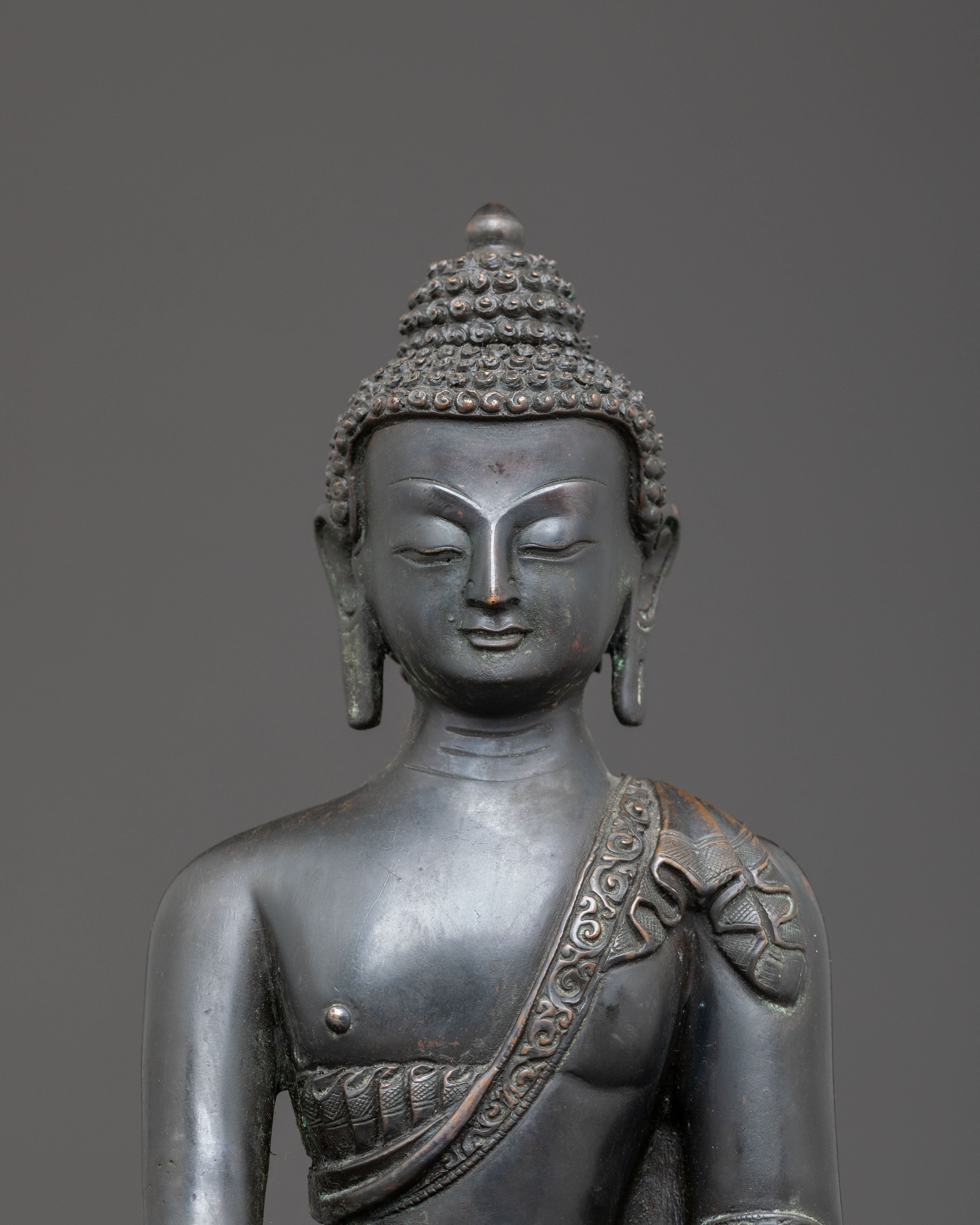 Handmade Copper Shakyamuni Buddha Statue | The Awakened One