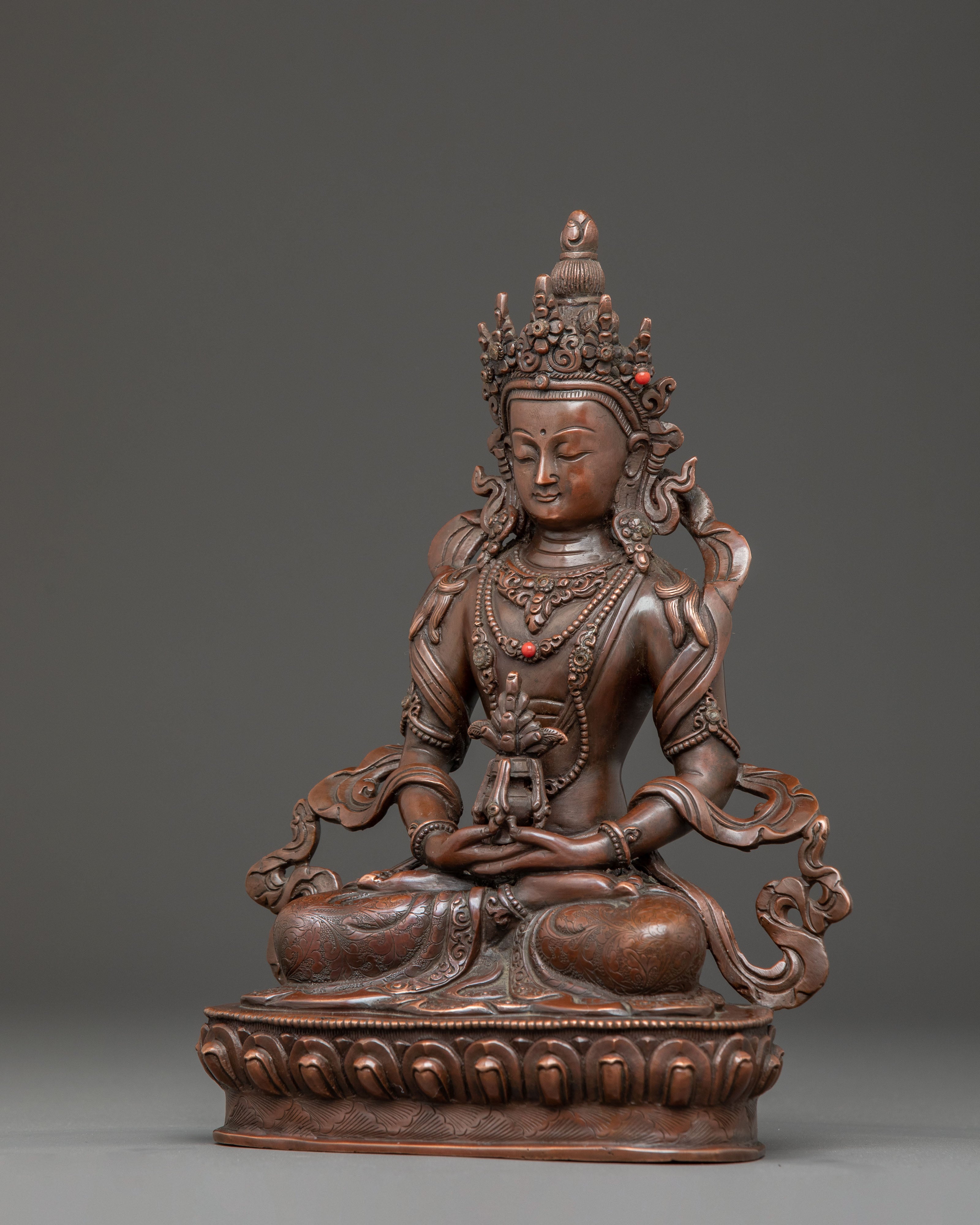 Handmade Boundless Life Amitayus Statue | Buddha of Longevity