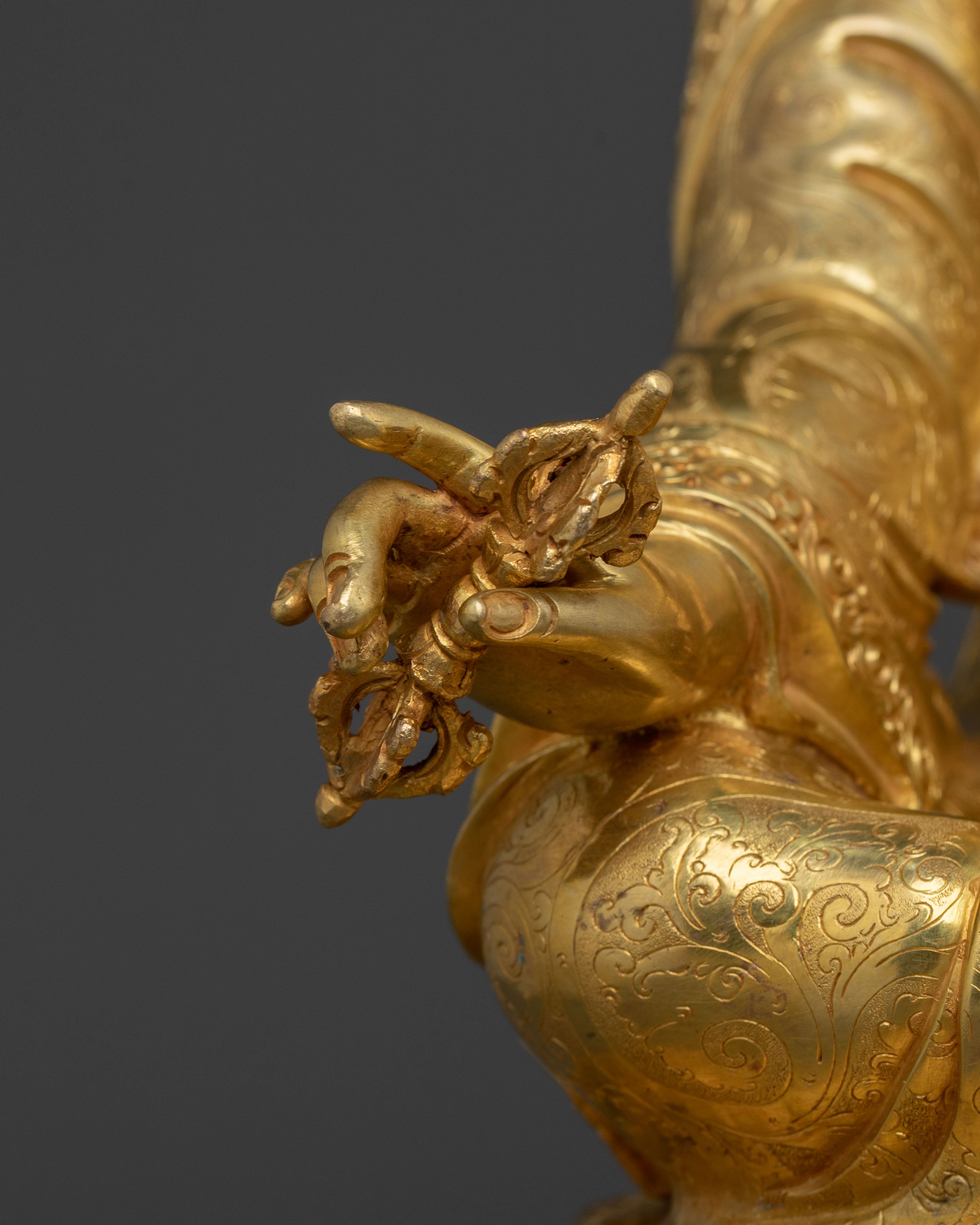 Guru Rinpoche Buddhist Sculpture | Sacred Altar Statue