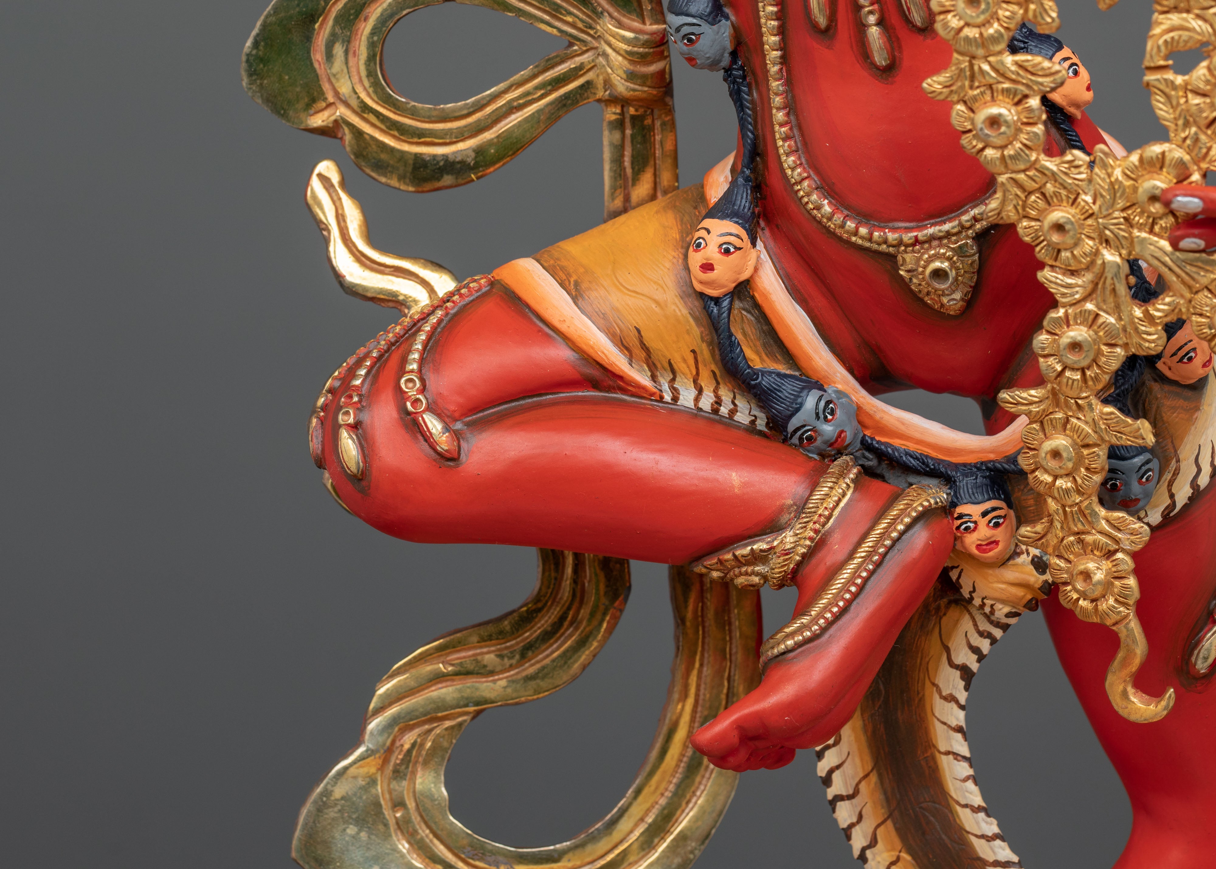 Kurukulla "Red Tara" Sculpture of Protection | Home Decor