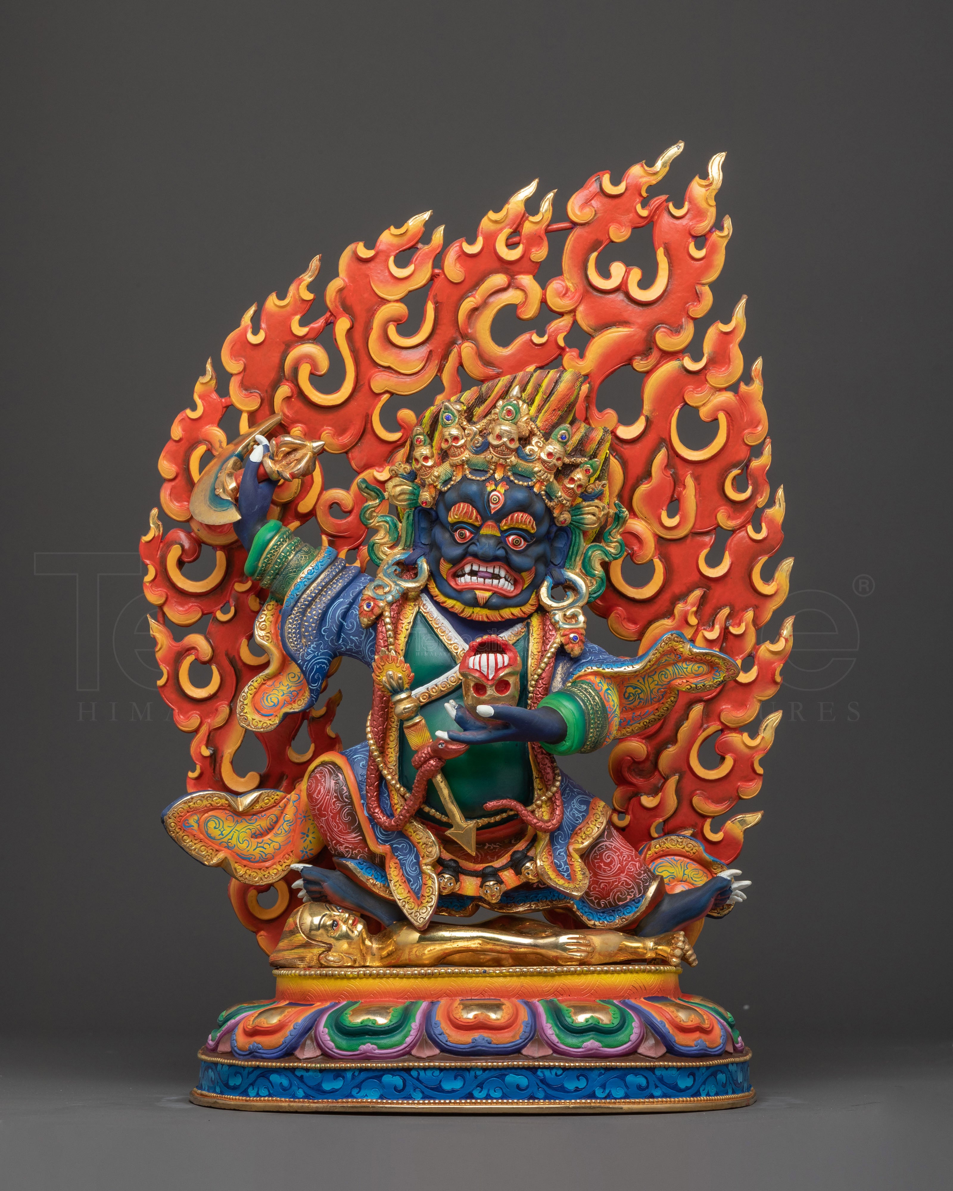Divine Mahakala Bernakchen Statue – Exquisite Handcrafted Protector