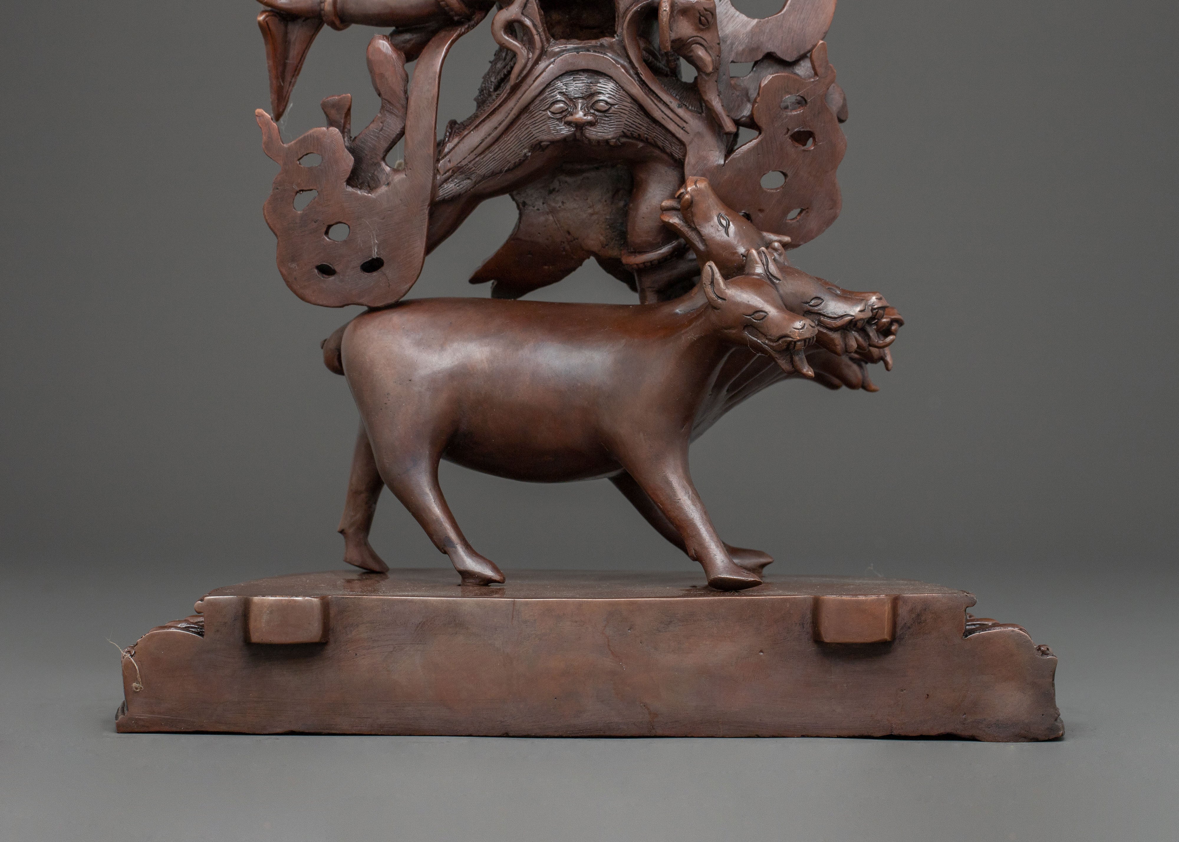 Dorje Gotrab Oxidized Copper Statue | Spiritual Protector