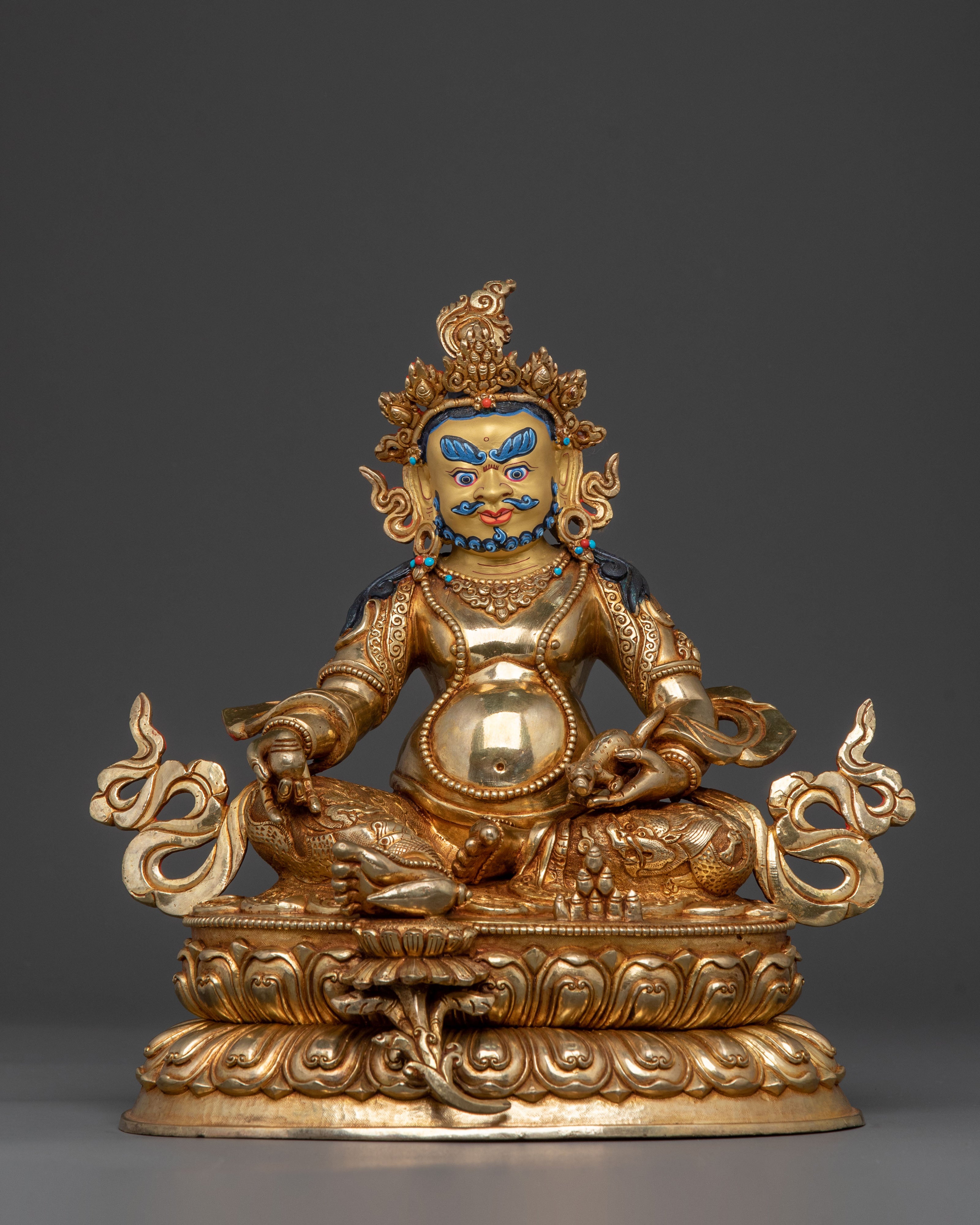 Dzambhala Handcrafted Figurine: Wealth Deity of Prosperity