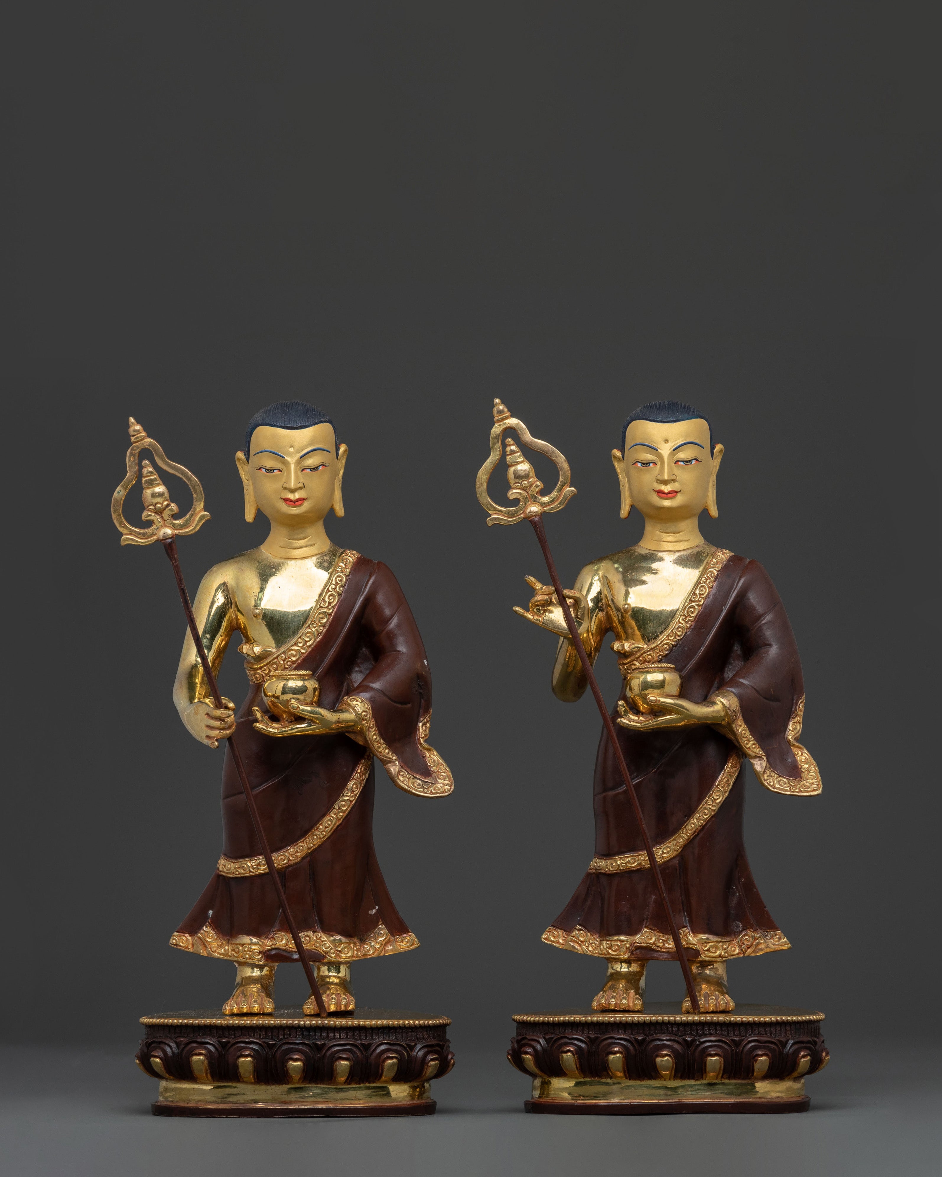 Sacred Disciples of Shakyamuni Buddha Figurines