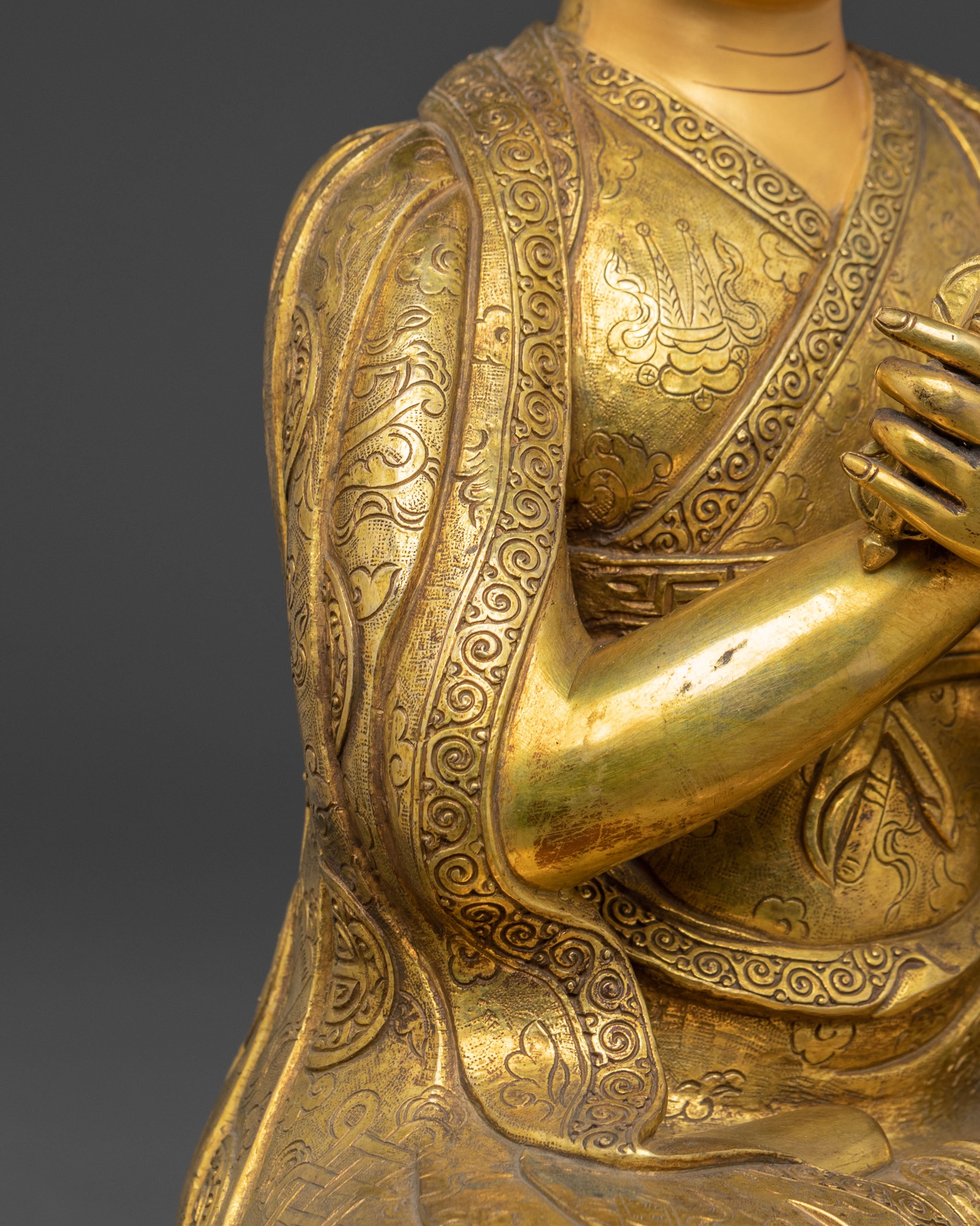 Handmade Statue Of Master Karmapa | Tibetan Buddhist Master