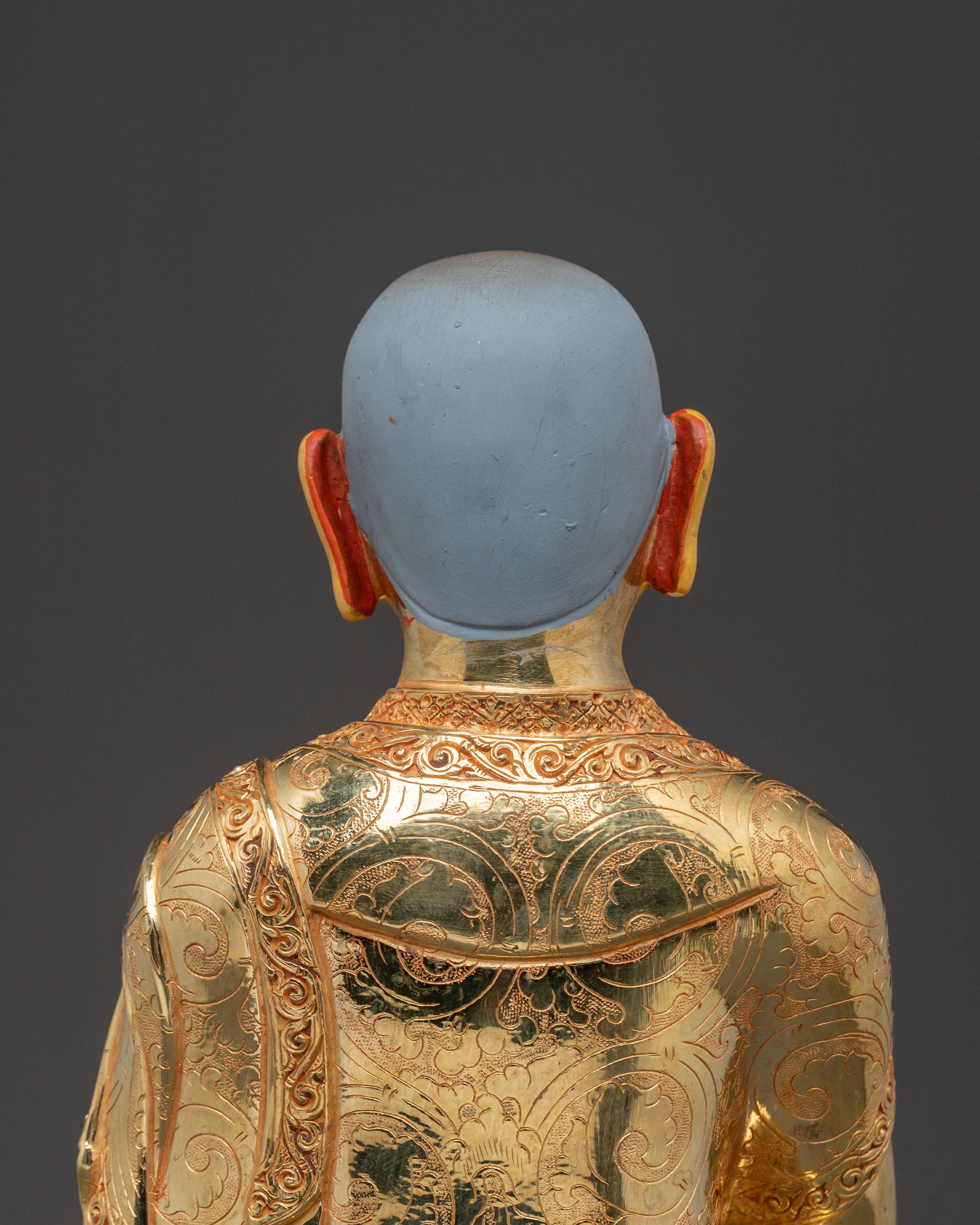 Disciples of Tsongkhapa Lineage Statue | 24k Gold Glided