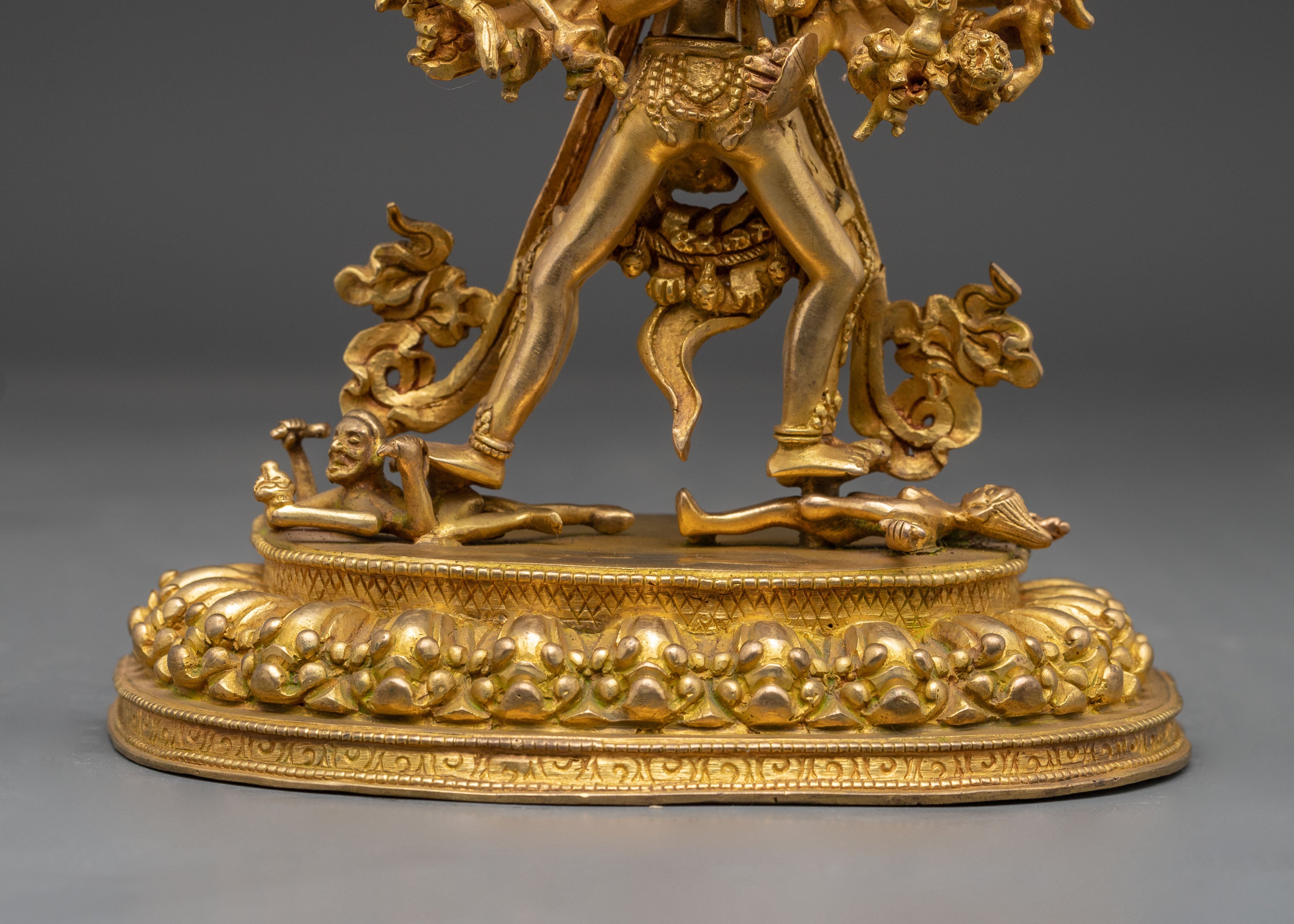 Chakrasamvara Statue: Wheel of Supreme Bliss | 24K Gold Gilded Copper