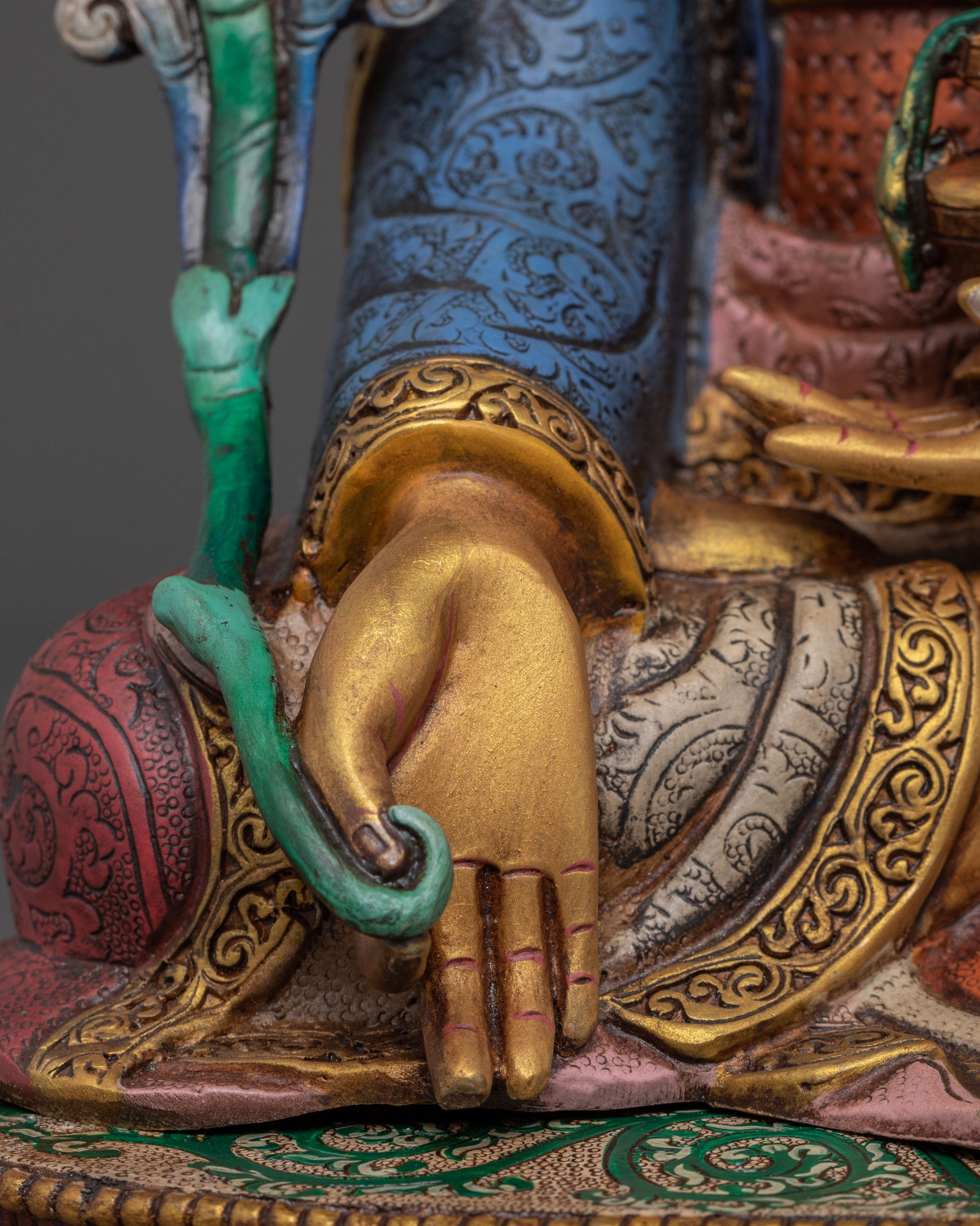 Tibetan Medicine Buddhist Master Statue Set | Home Decor