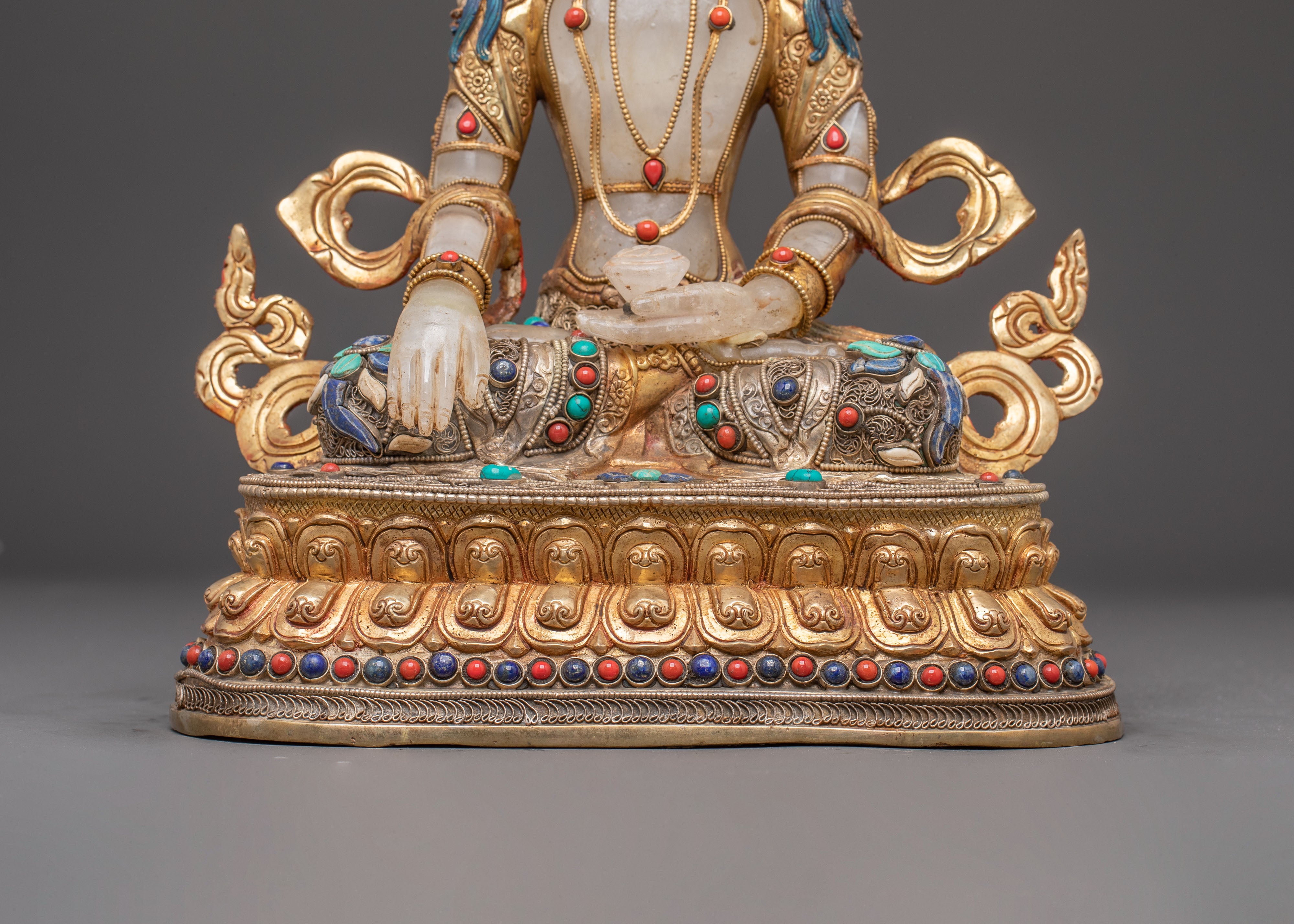 24K Gold Gilded Shakyamuni Buddha Statue | The Awakened One