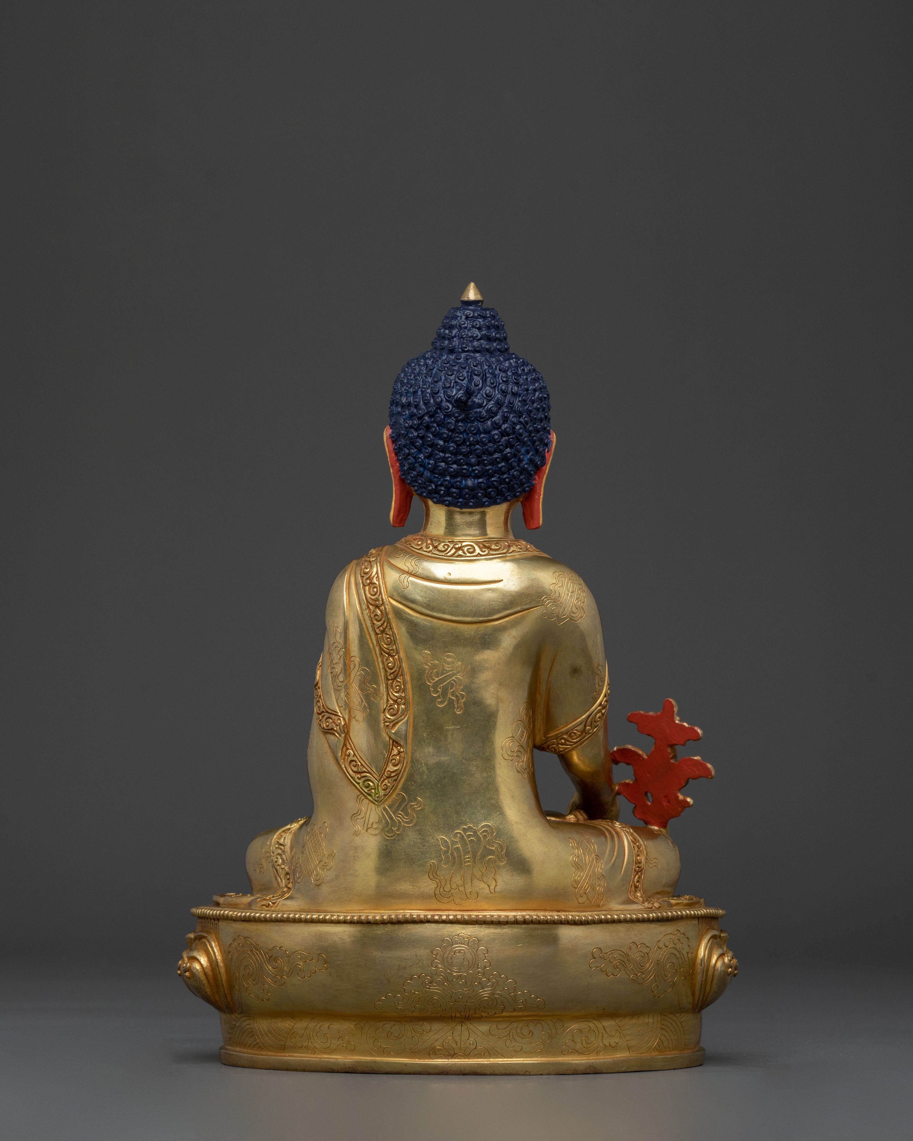 Medicine Buddha Statue of Healing Light | Traditional Buddhist Sculpture