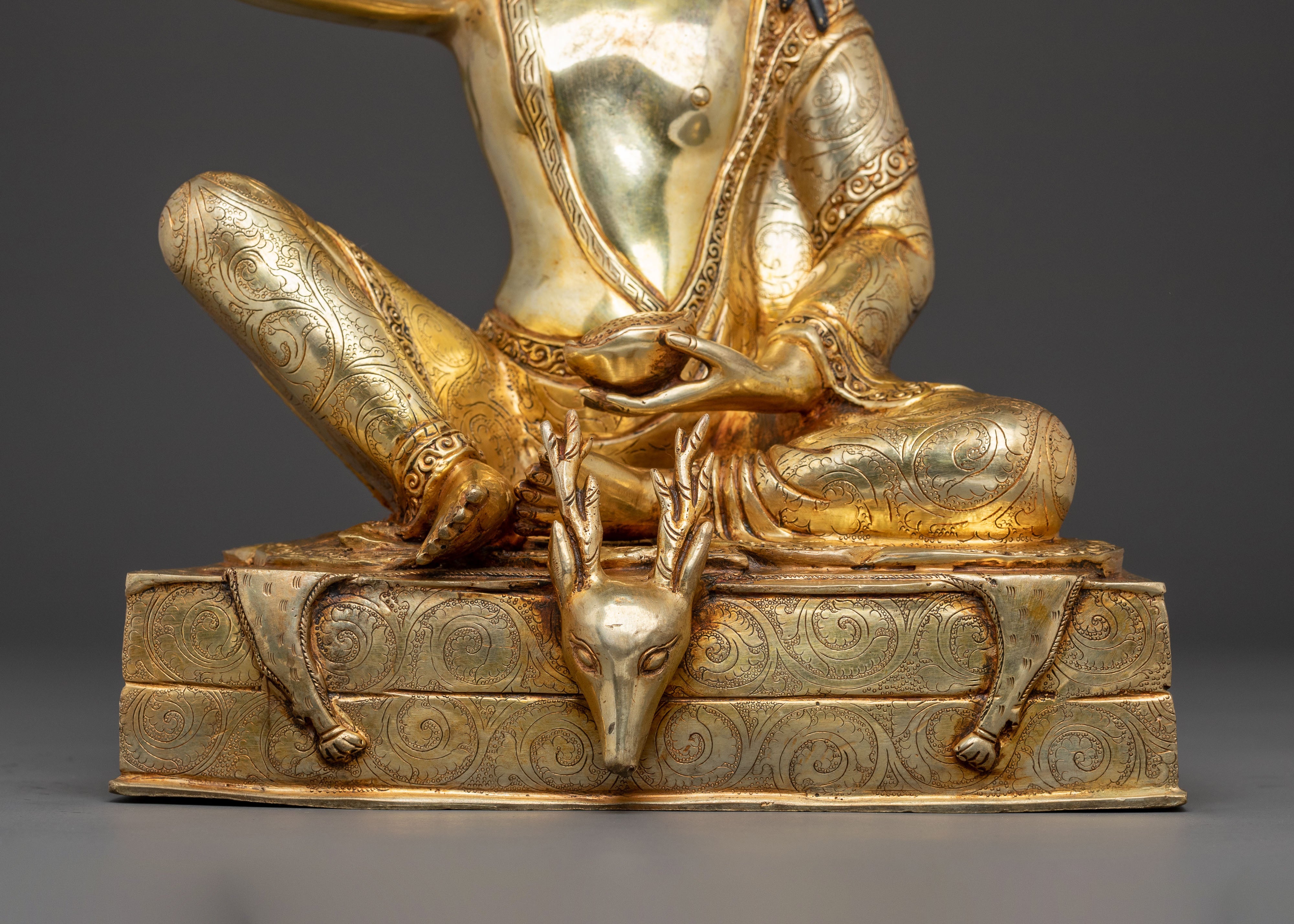 Milarepa Spiritual Sculpture | Meditational Decor