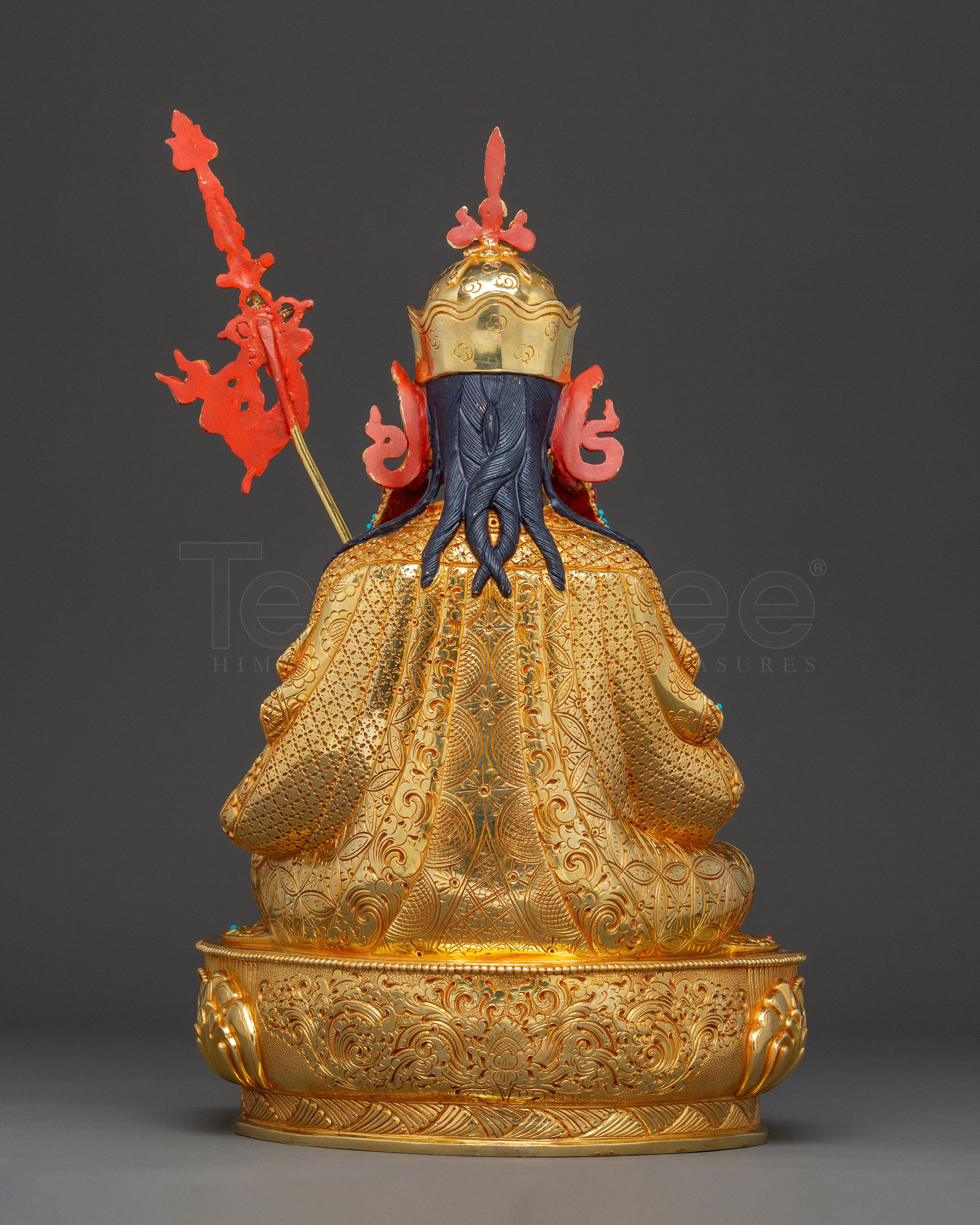 Divine Statue of Guru Tsokye Dorje: Gilded Masterpiece