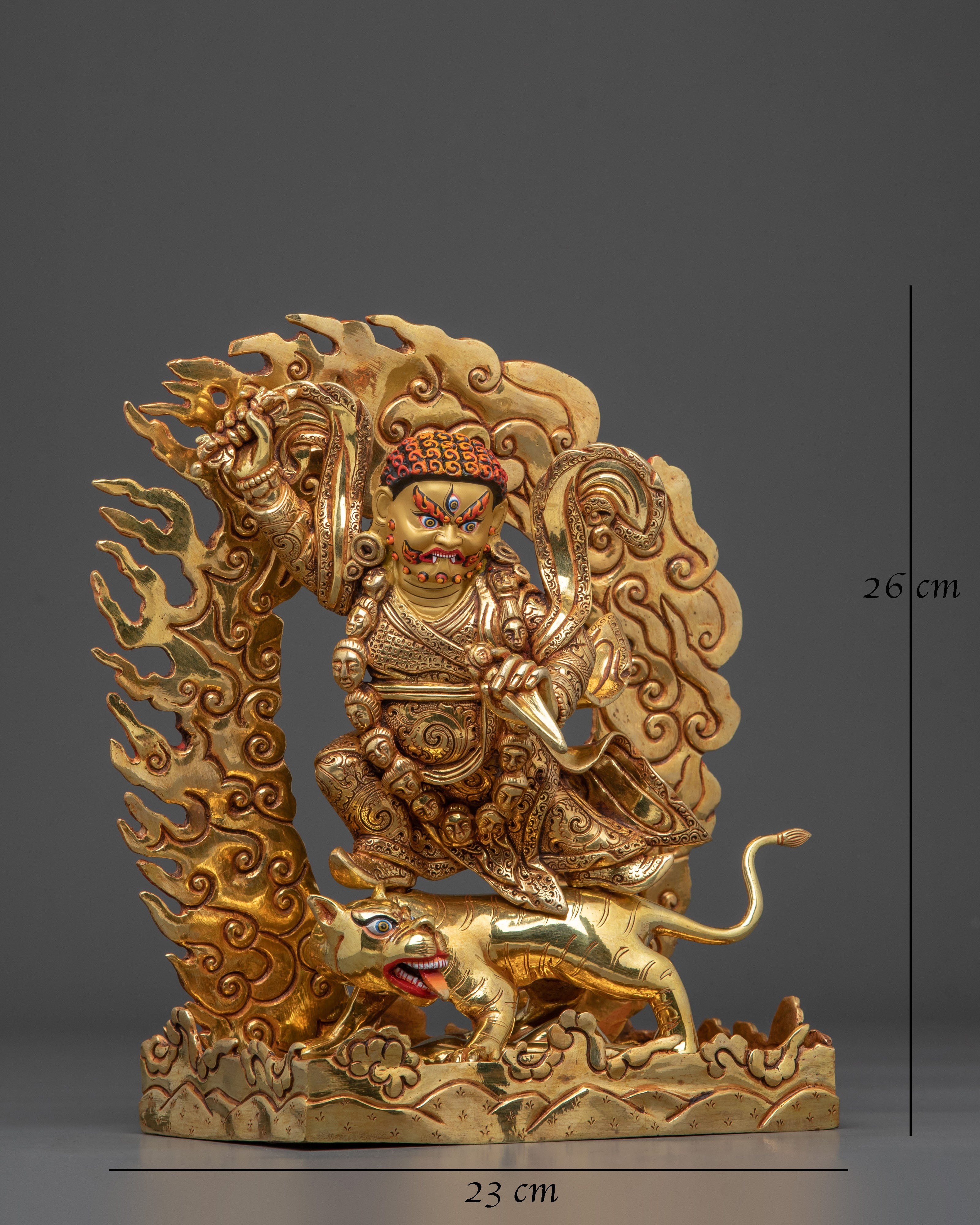 8 Manifestation of Guru Rinpoche Set with 24k Gold Glided