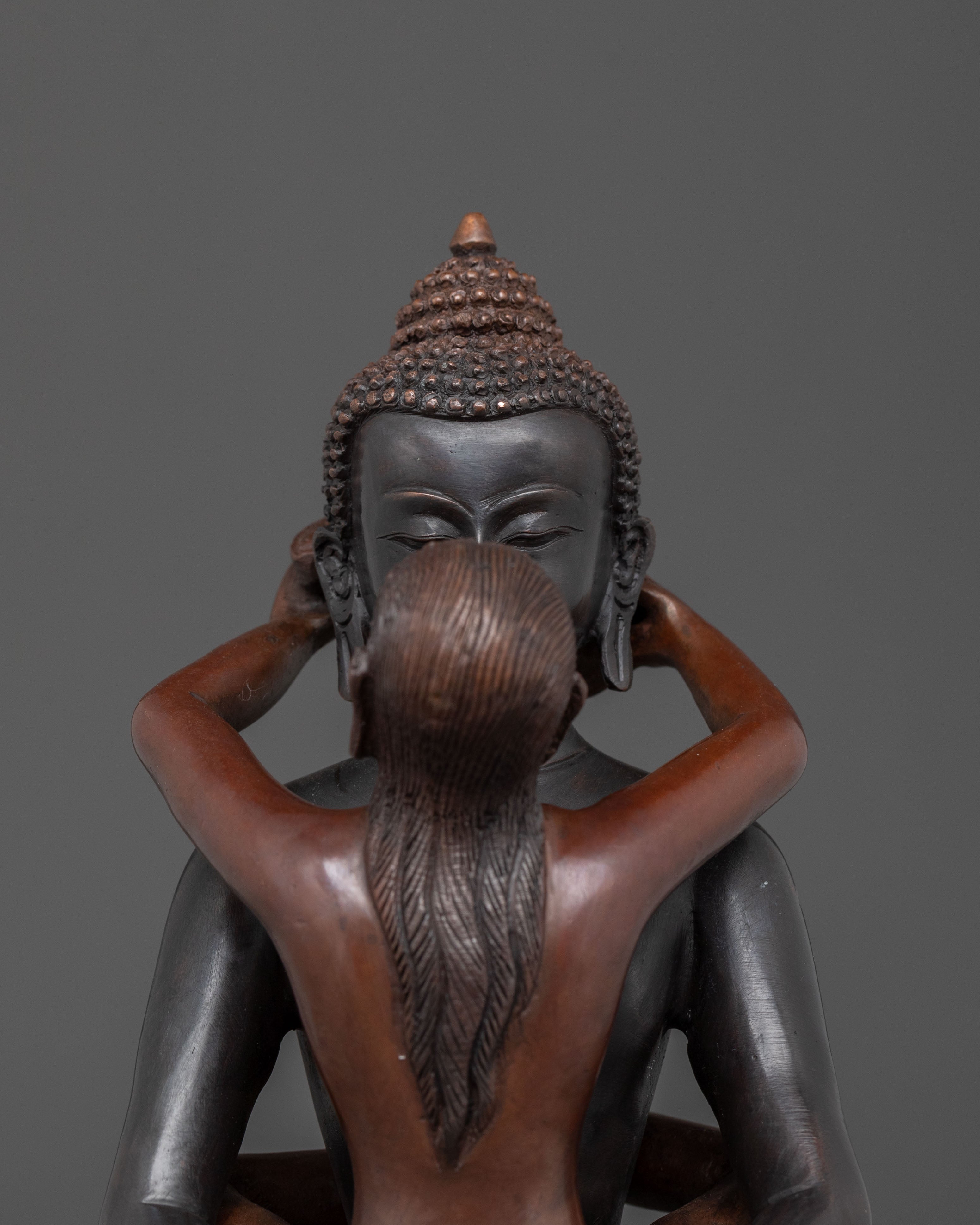 Handcrafted Samantabhadra with Consort Statue