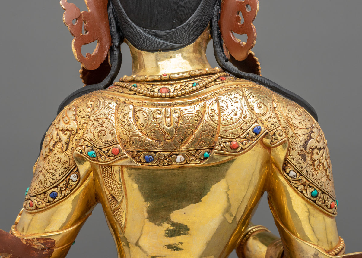 Hand-Carved Vajrasattva Statue | Deity of Purification