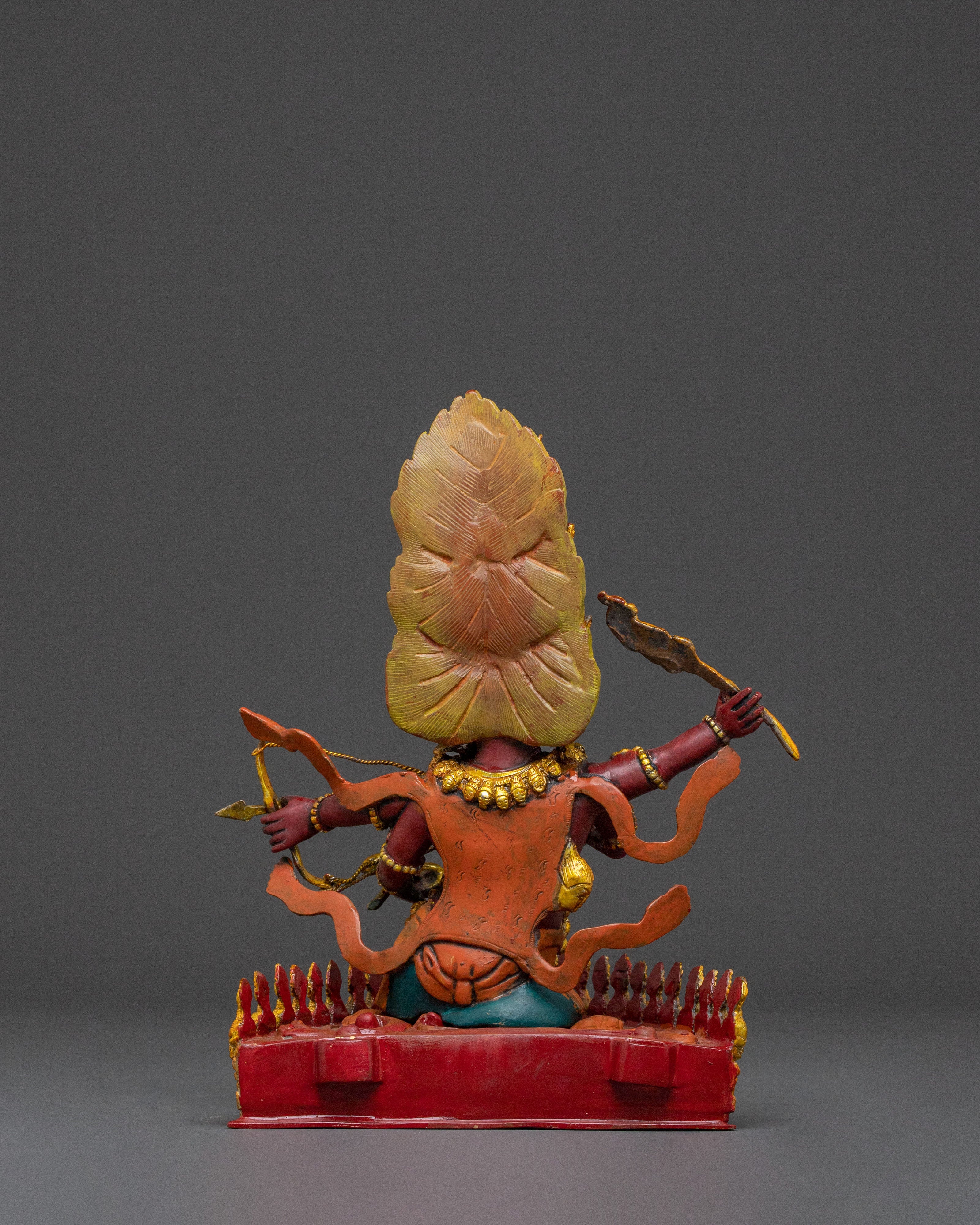 Rahula Wrathful Protector Statue | Handcrafted Devotion