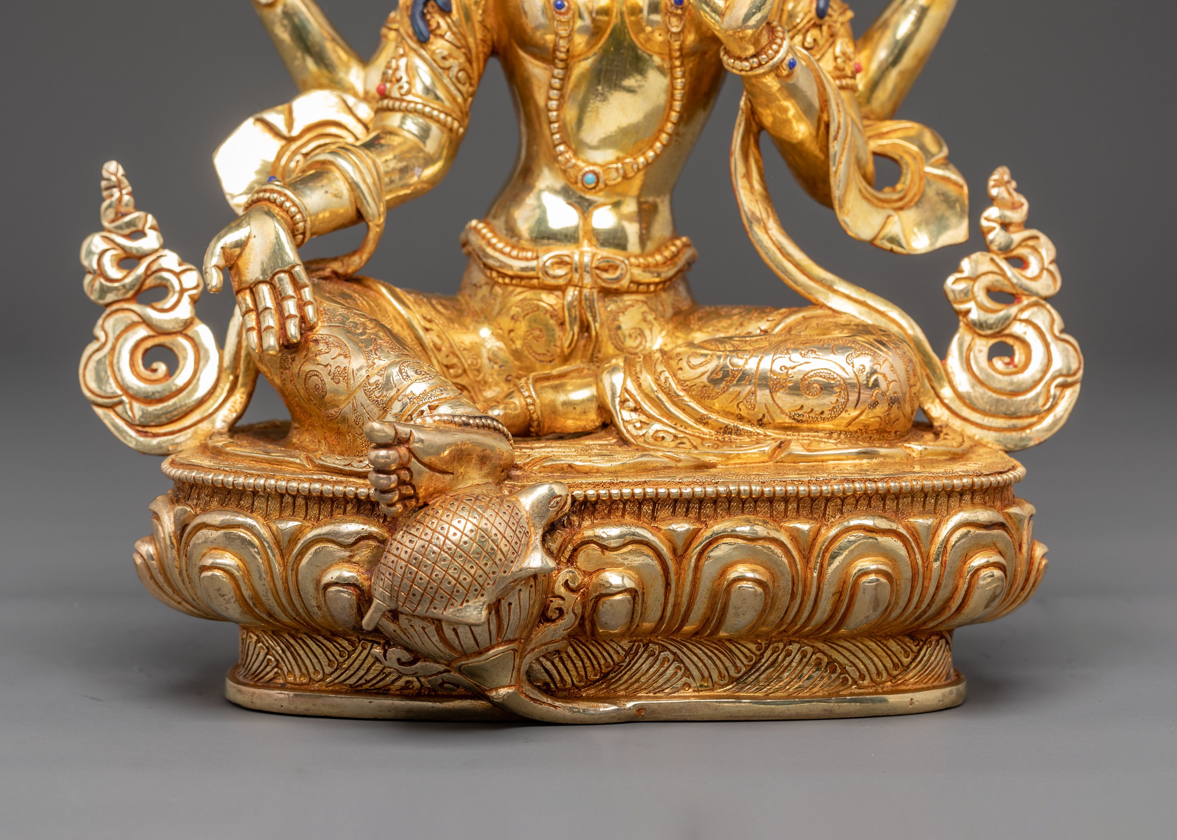 Handcrafted Laxmi Statue of Wealth | Nepali Crafted Icon for Prosperity