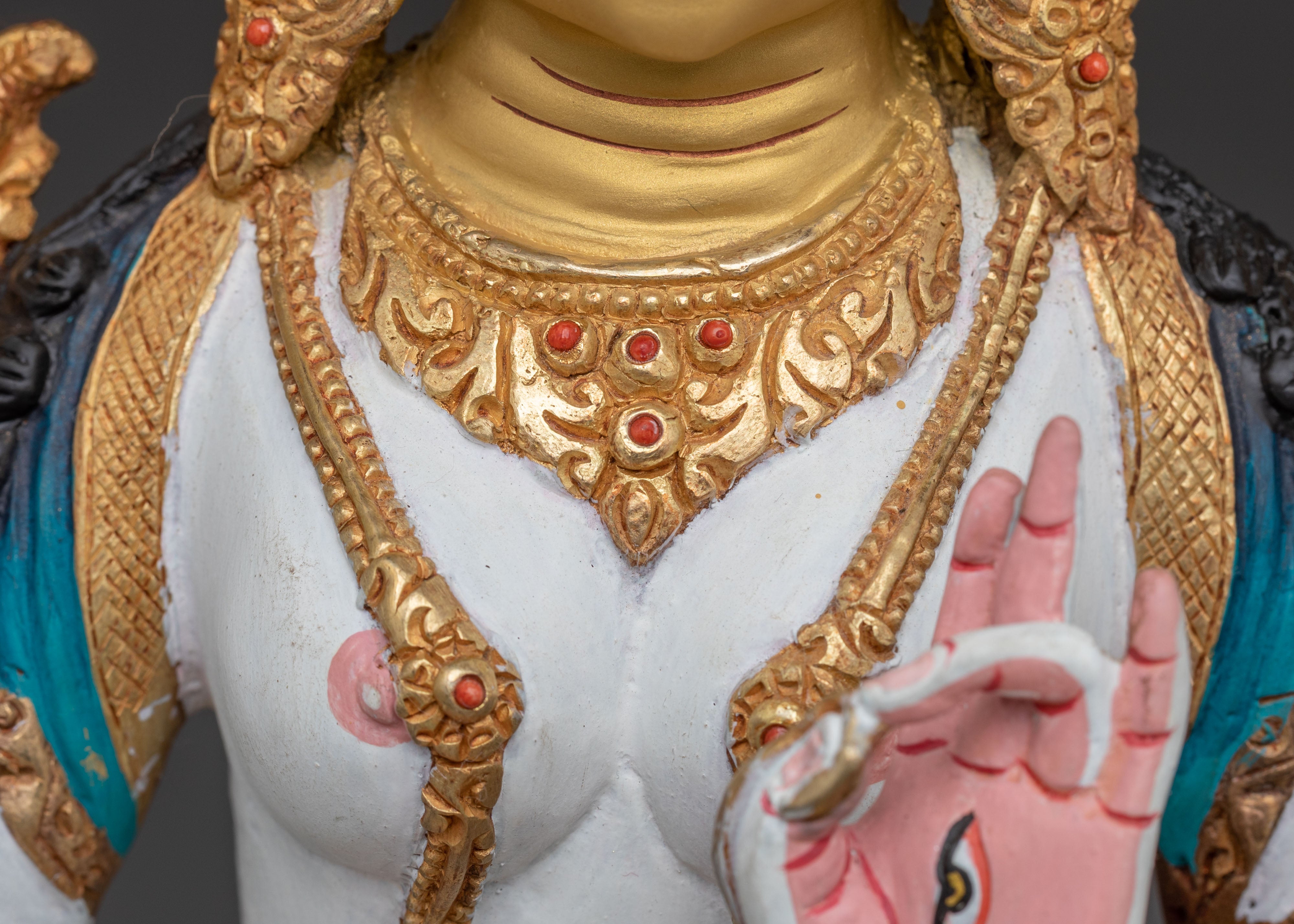 Sita Tara Copper Statue: Meditation Decor