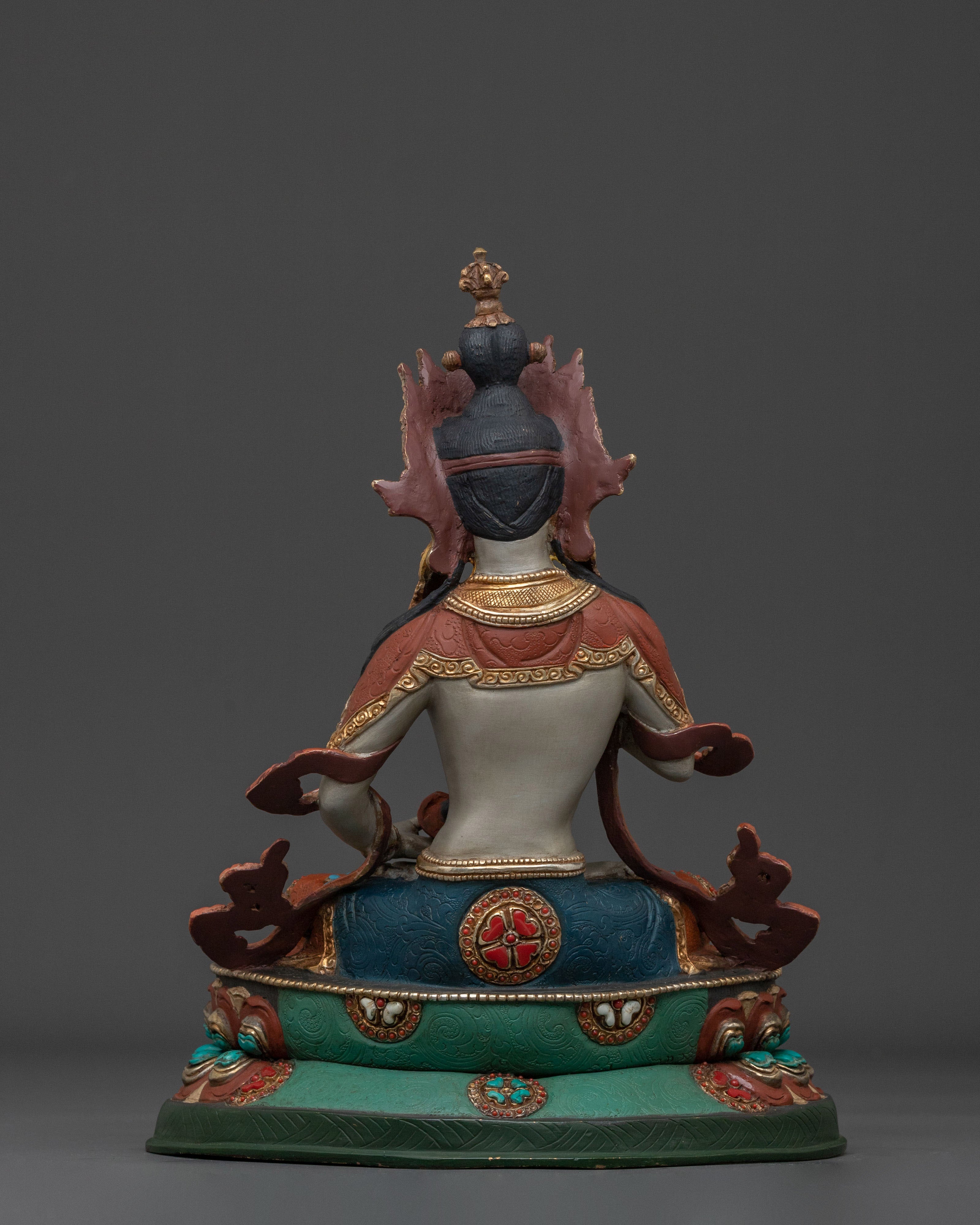 24K Gold Gilded Sacred Statue Set of Six Bodhisattva