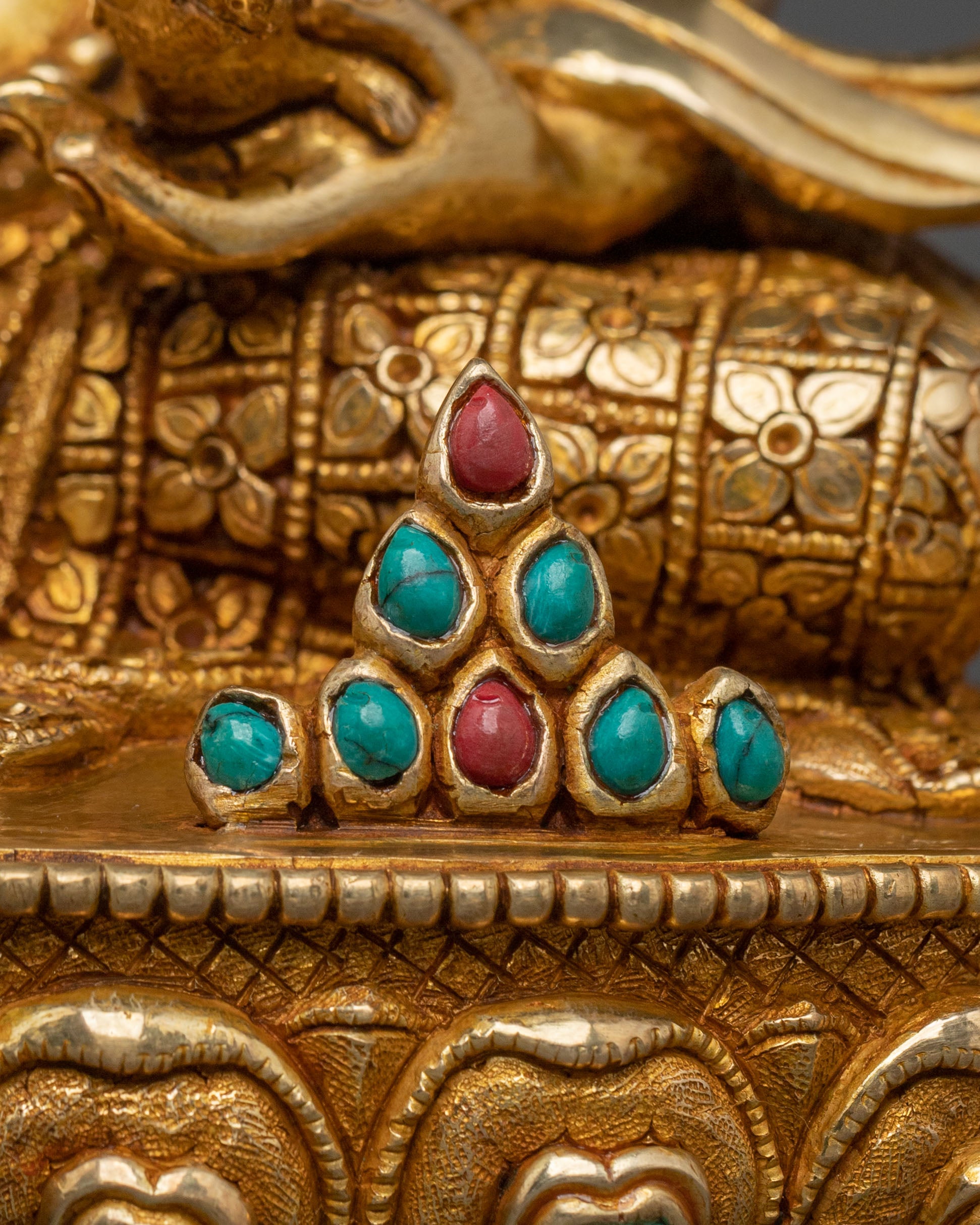 Tibetan Deity Dzambhala Figurine | God of Wealth