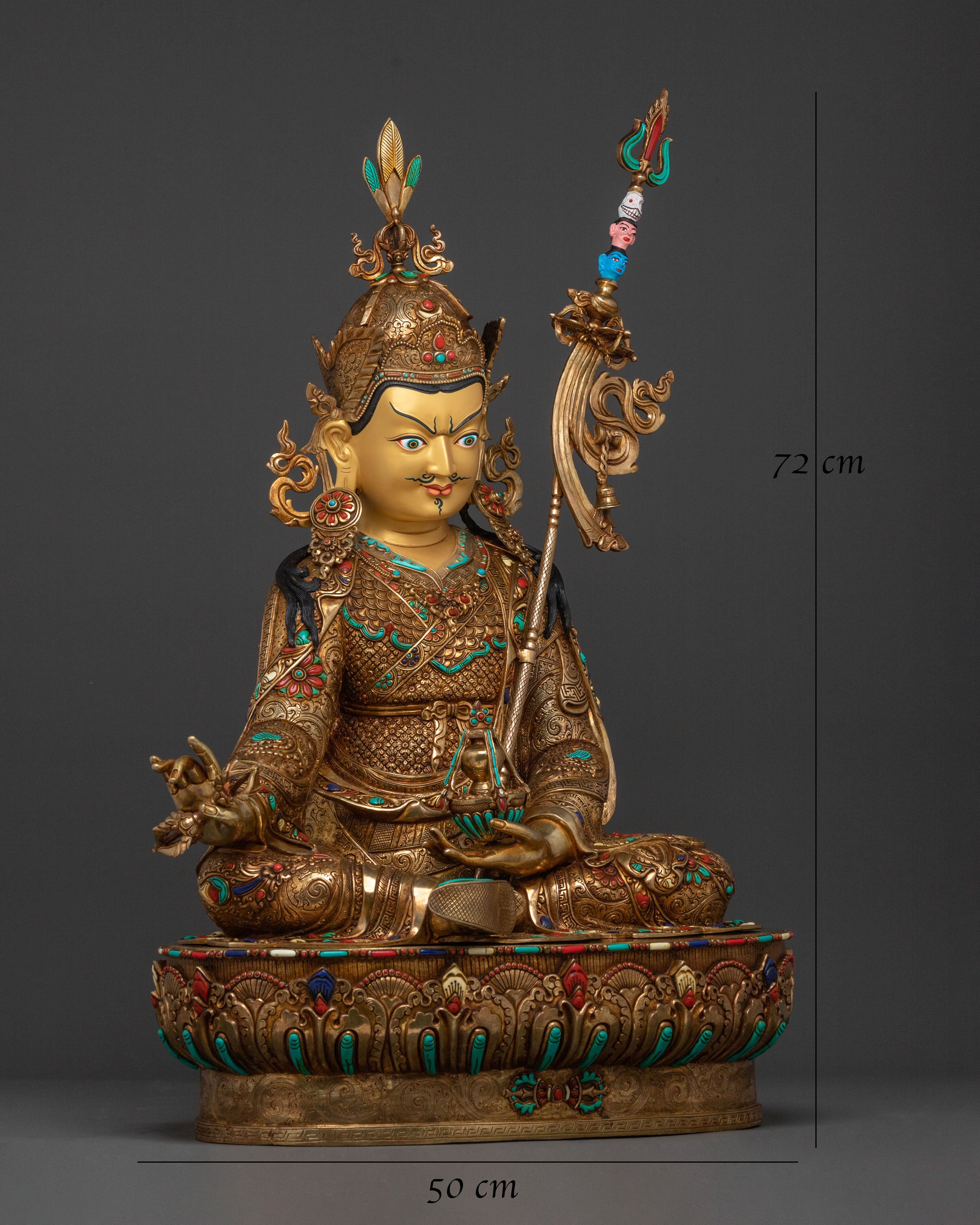 Guru Rinpoche Buddhist Statue | Sacred Figurine