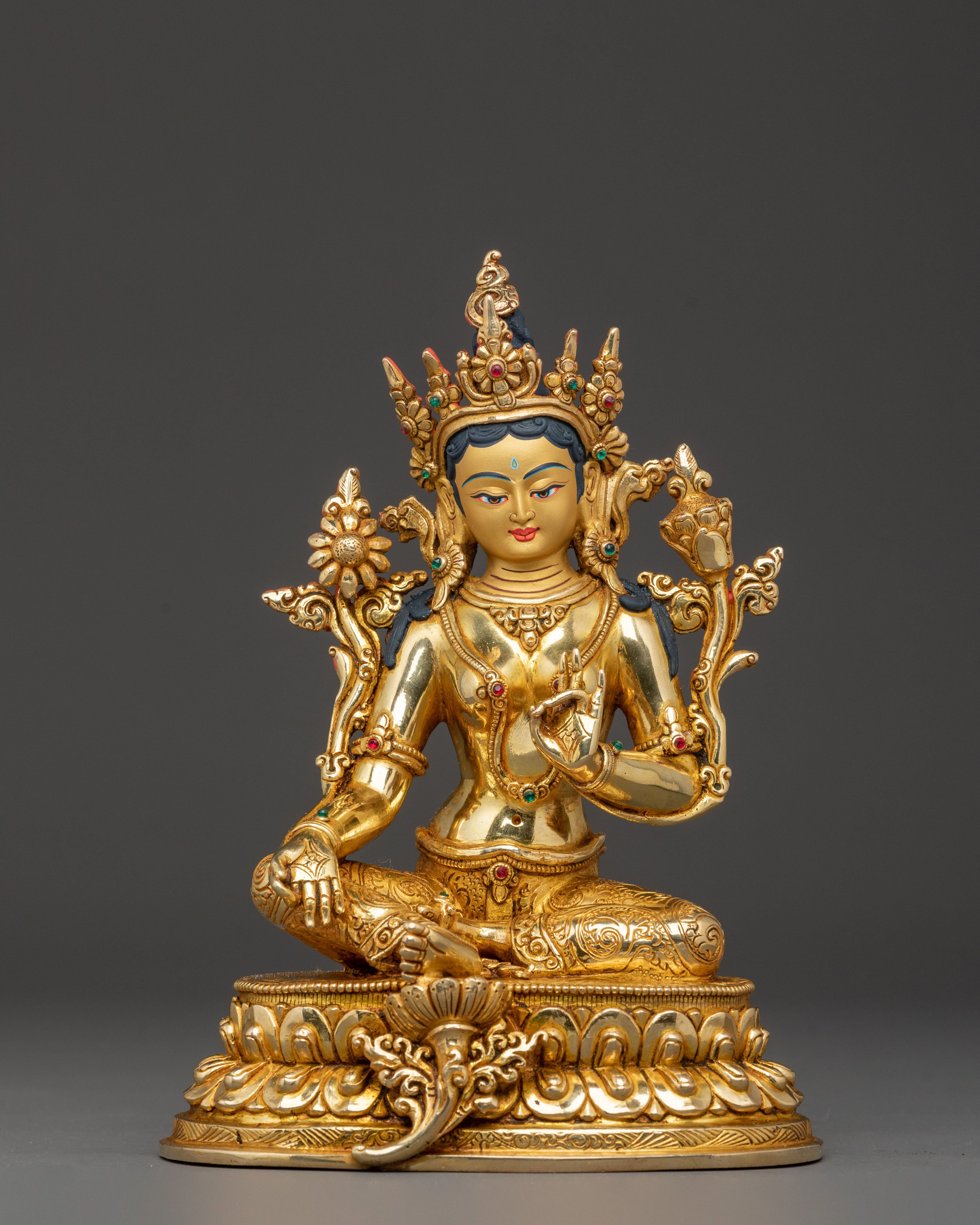 Green Tara Statue