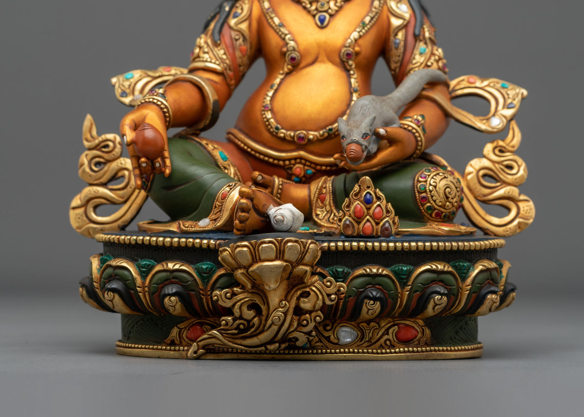 Jambhala Divine Sculpture | Tibetan Wealth God