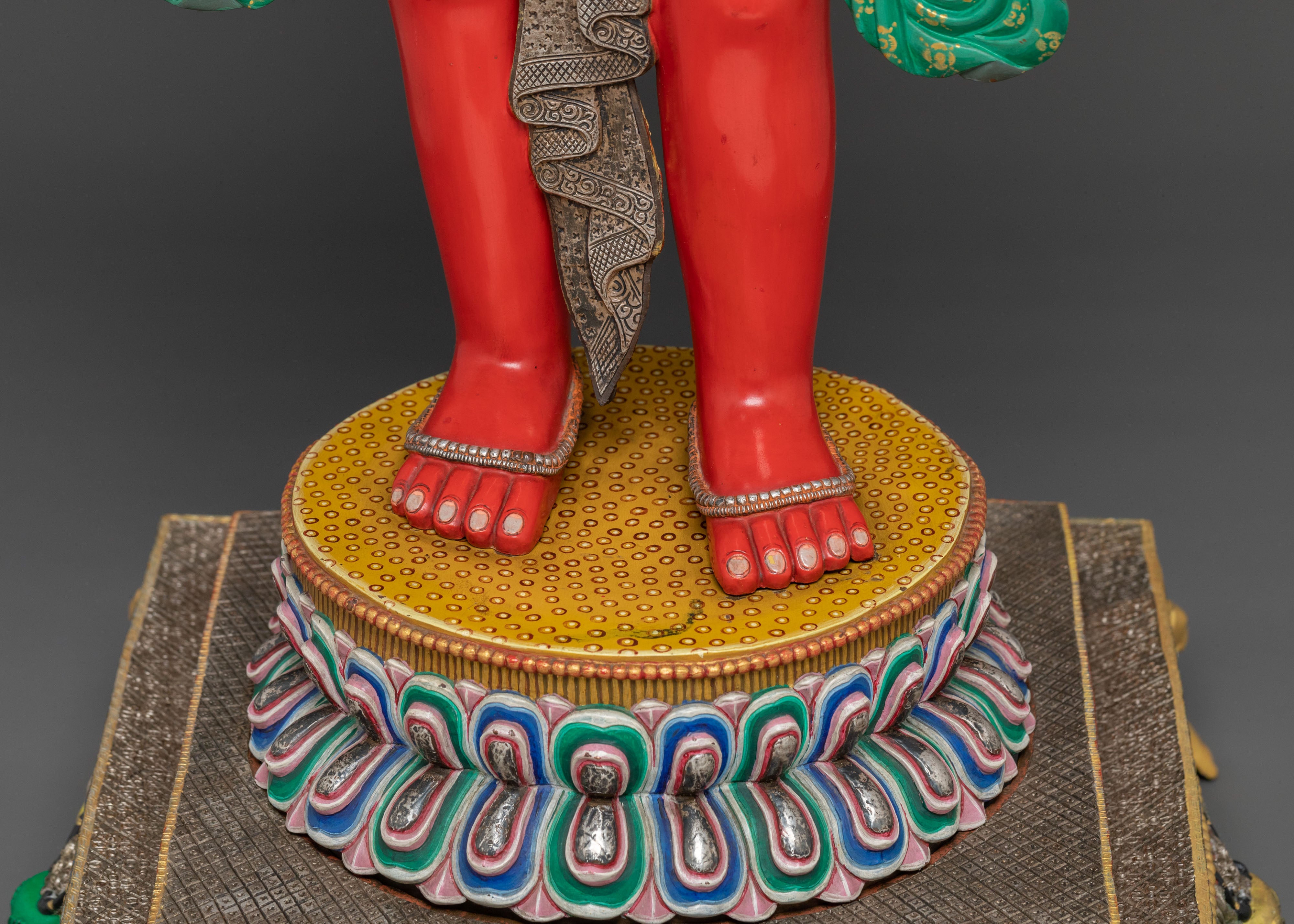 Monumental Standing Padmapani Lokeshwor Statue | Buddhist Compassion Deity