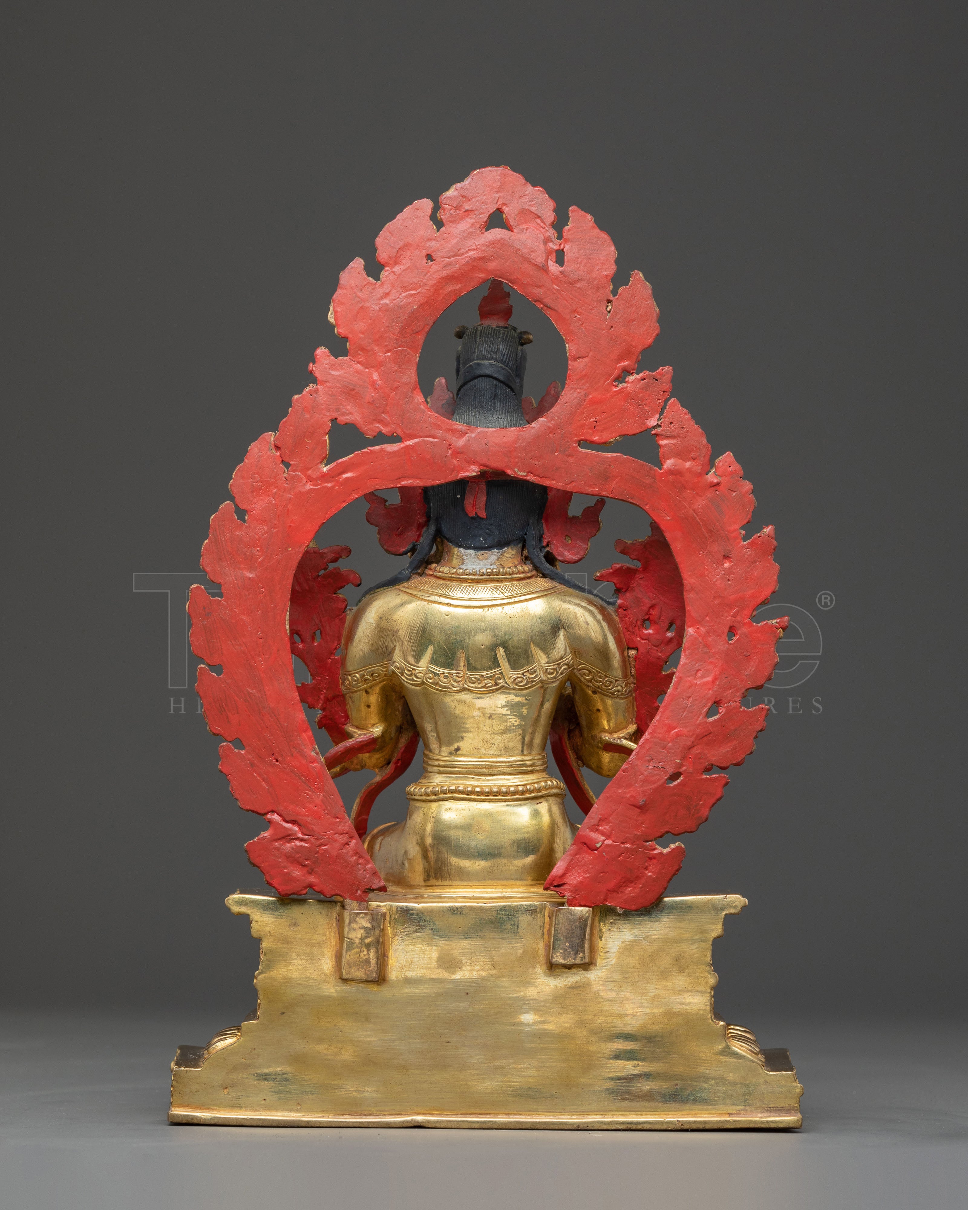 Golden Maitreya Buddha Statue | Handmade Future Buddha Artwork