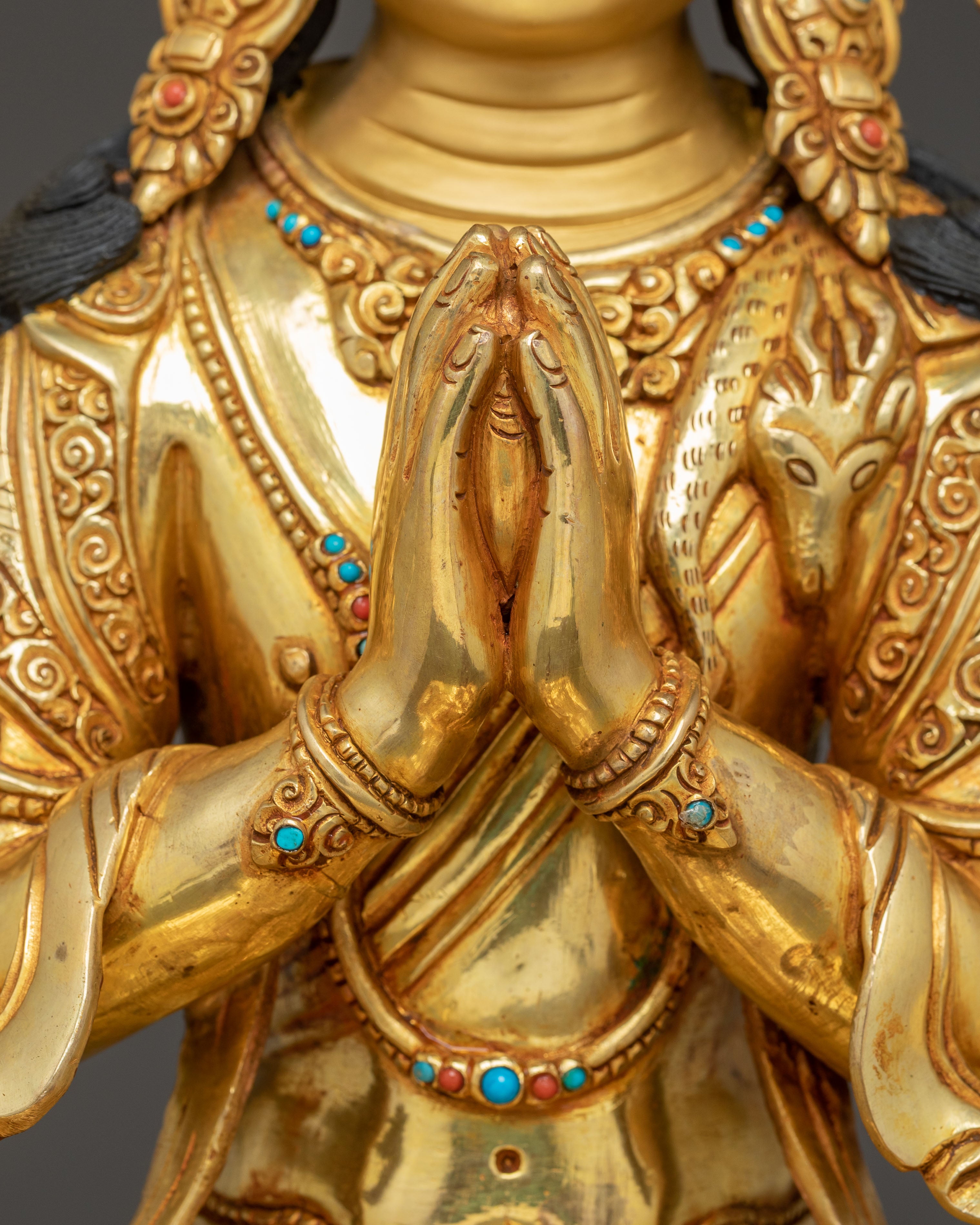 Bodhisattva Statues Set | Copper Handmade Statue