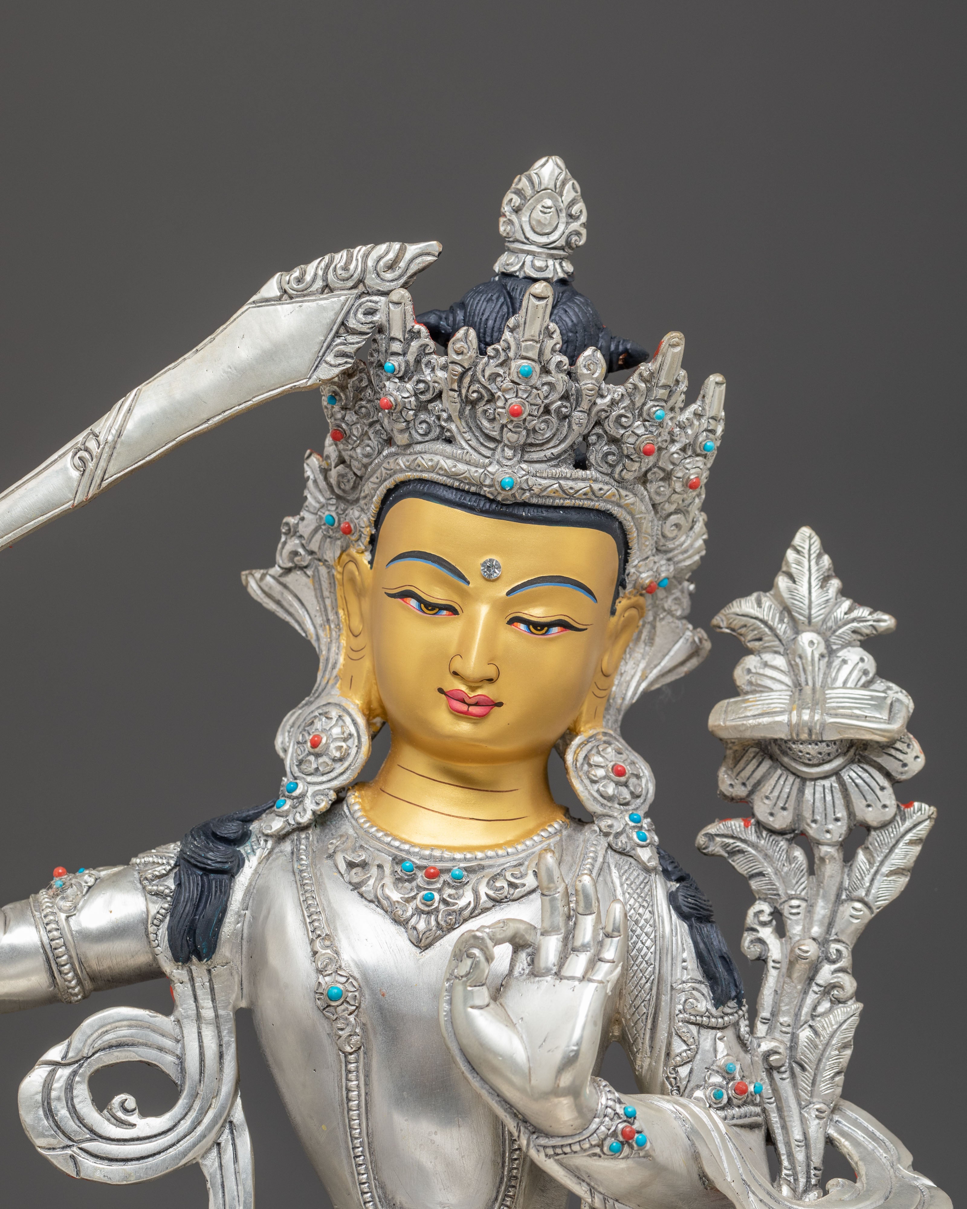 Manjushri Statue | Sword of Wisdom Deity