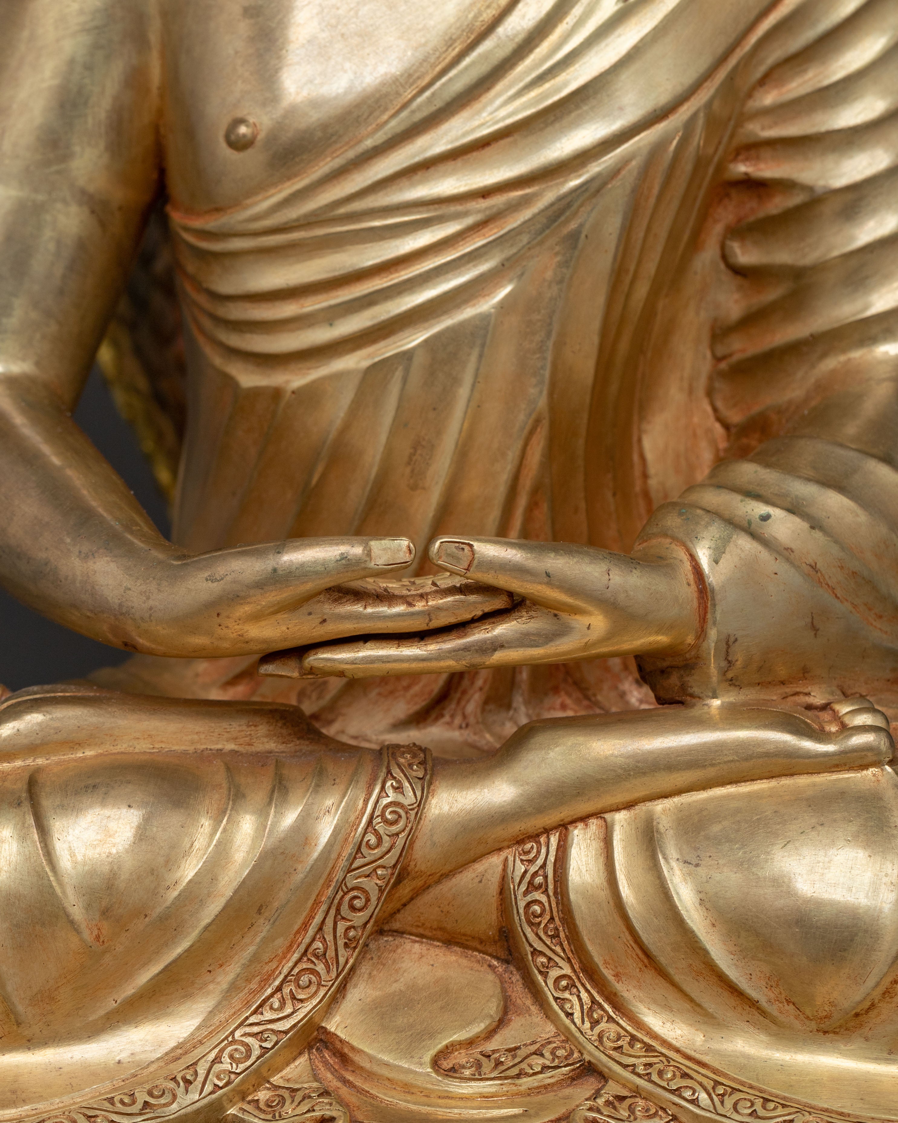 Buddhist Philosopher Naagarjuna Statue | Sacred Altar Sculpture