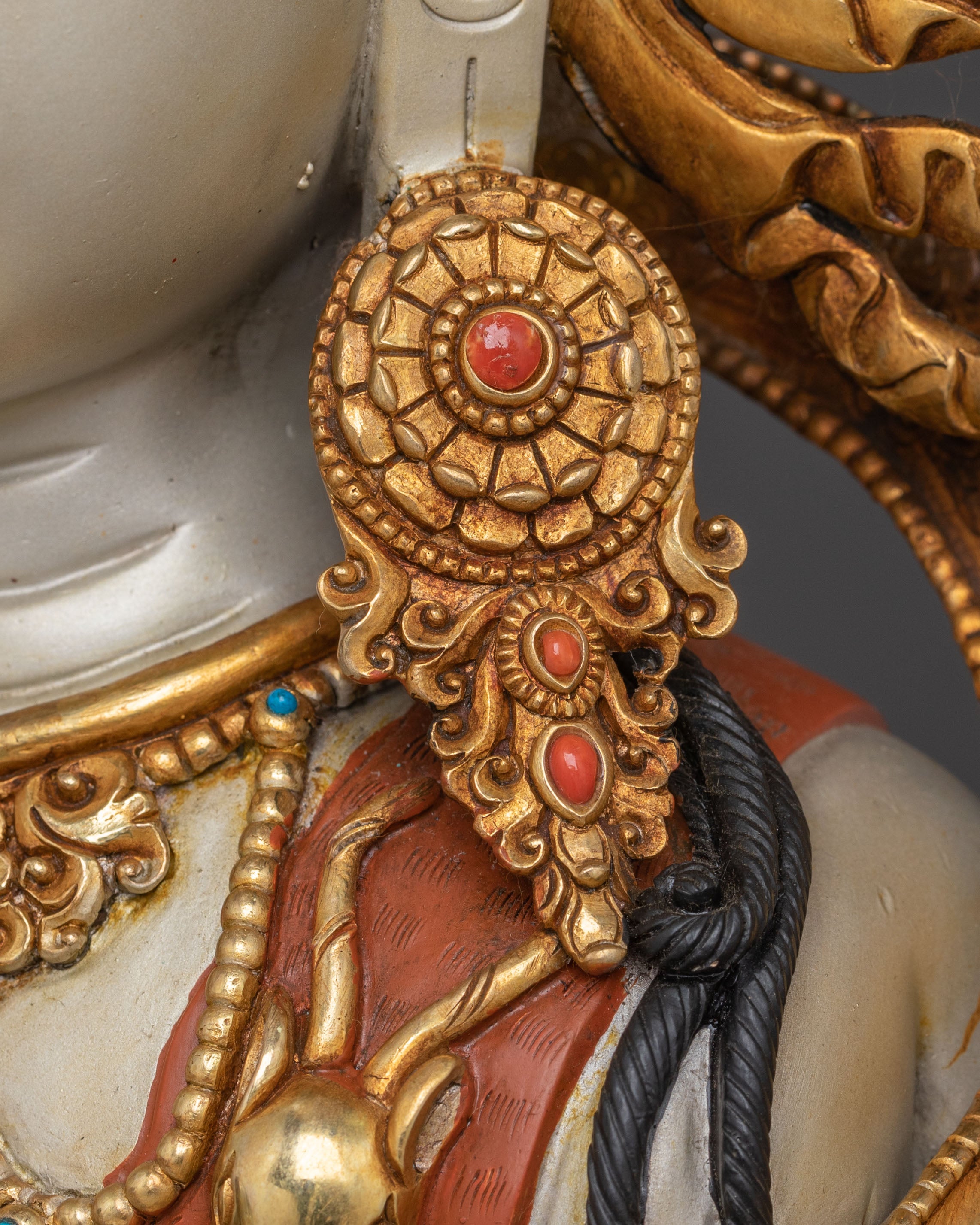 Chenrezig 24K Gold Gilded Icon of Compassion