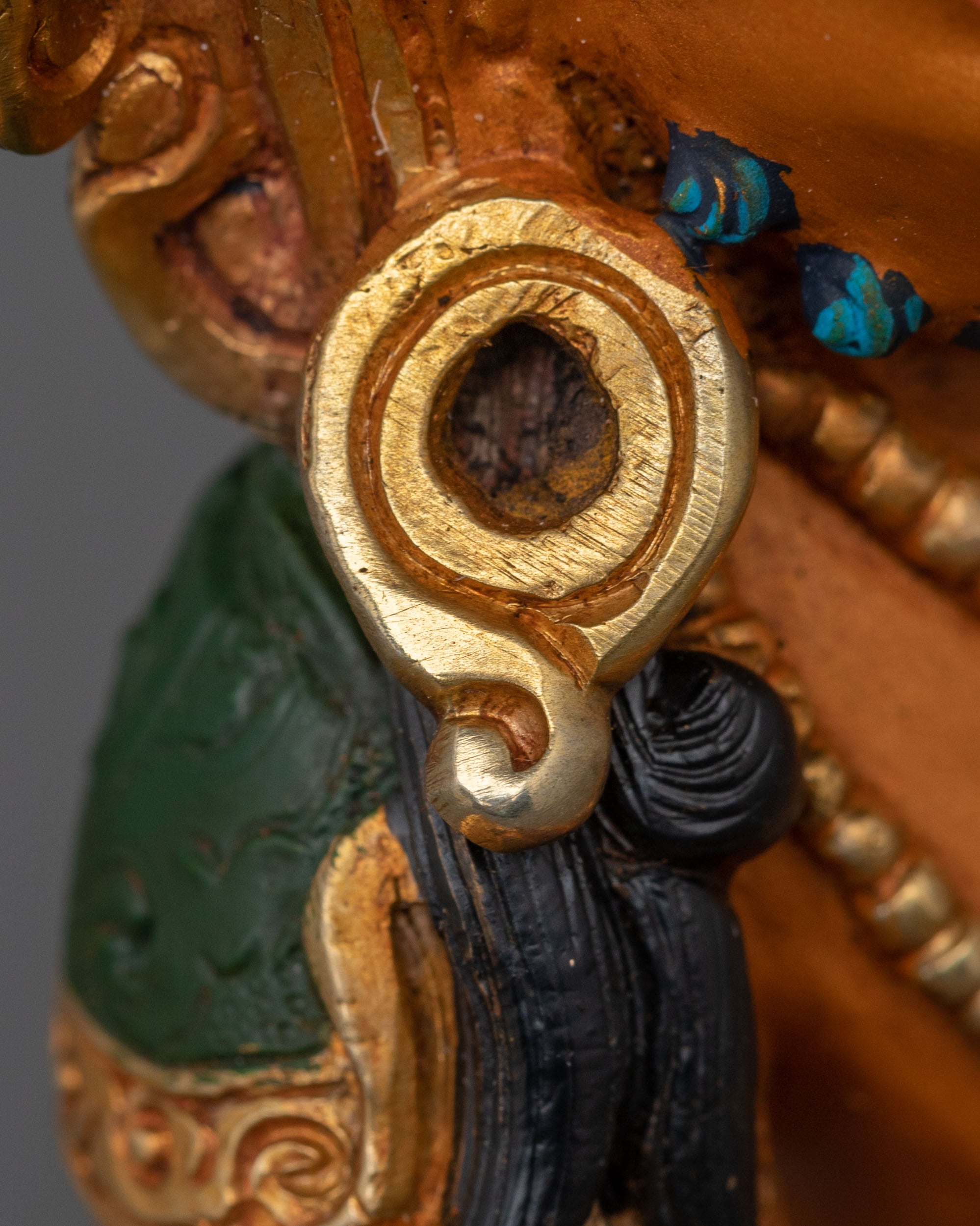 Dzambhala Spiritual Statue for Good Fortune