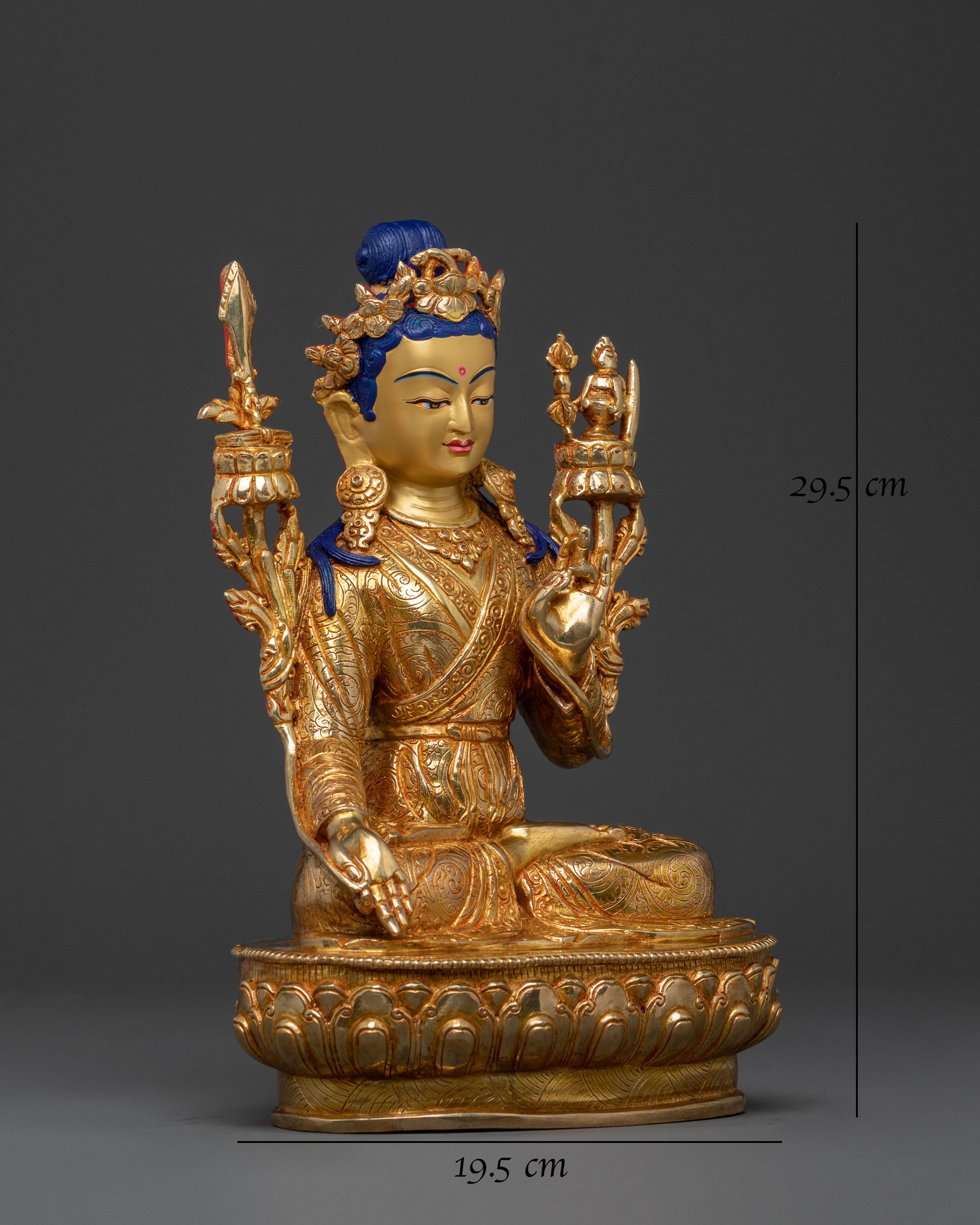Yuthok Nyingthig Statue | Meditation Altar Decor
