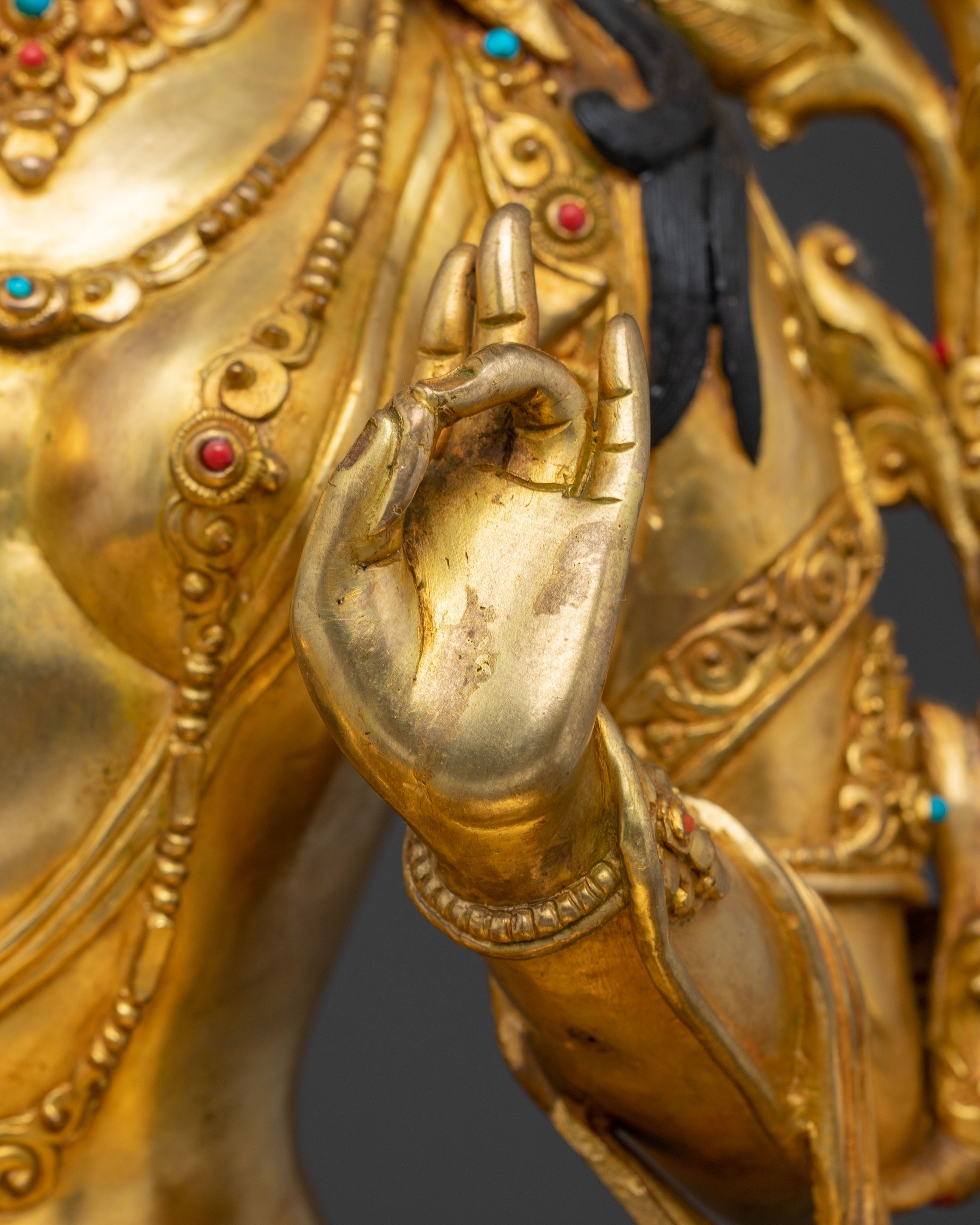 Handcrafted Beautiful Statue of Mother Green Tara | Buddhist Goddess of Compassion