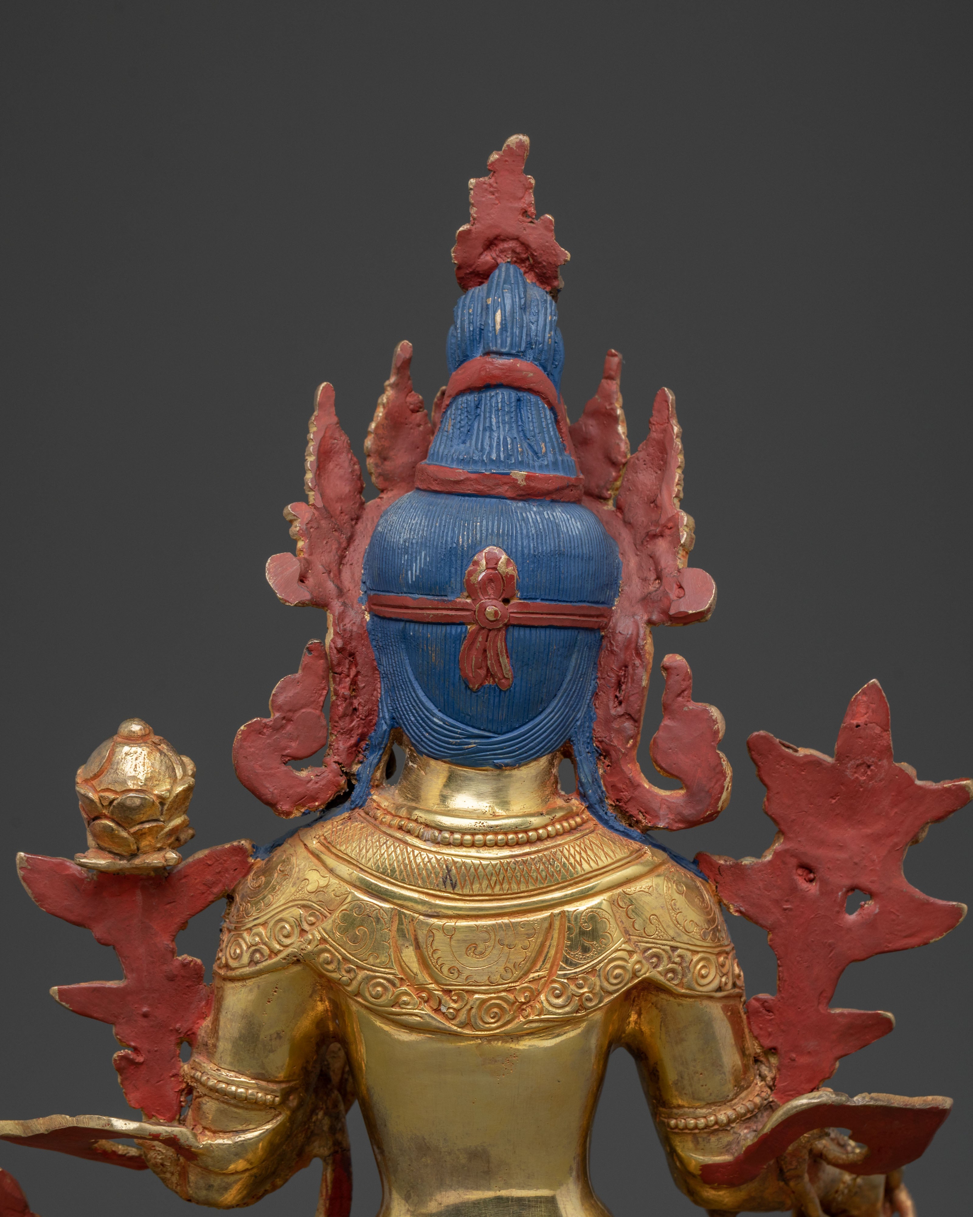 Green Tara Fearless Protector Statue: Goddess of Compassion