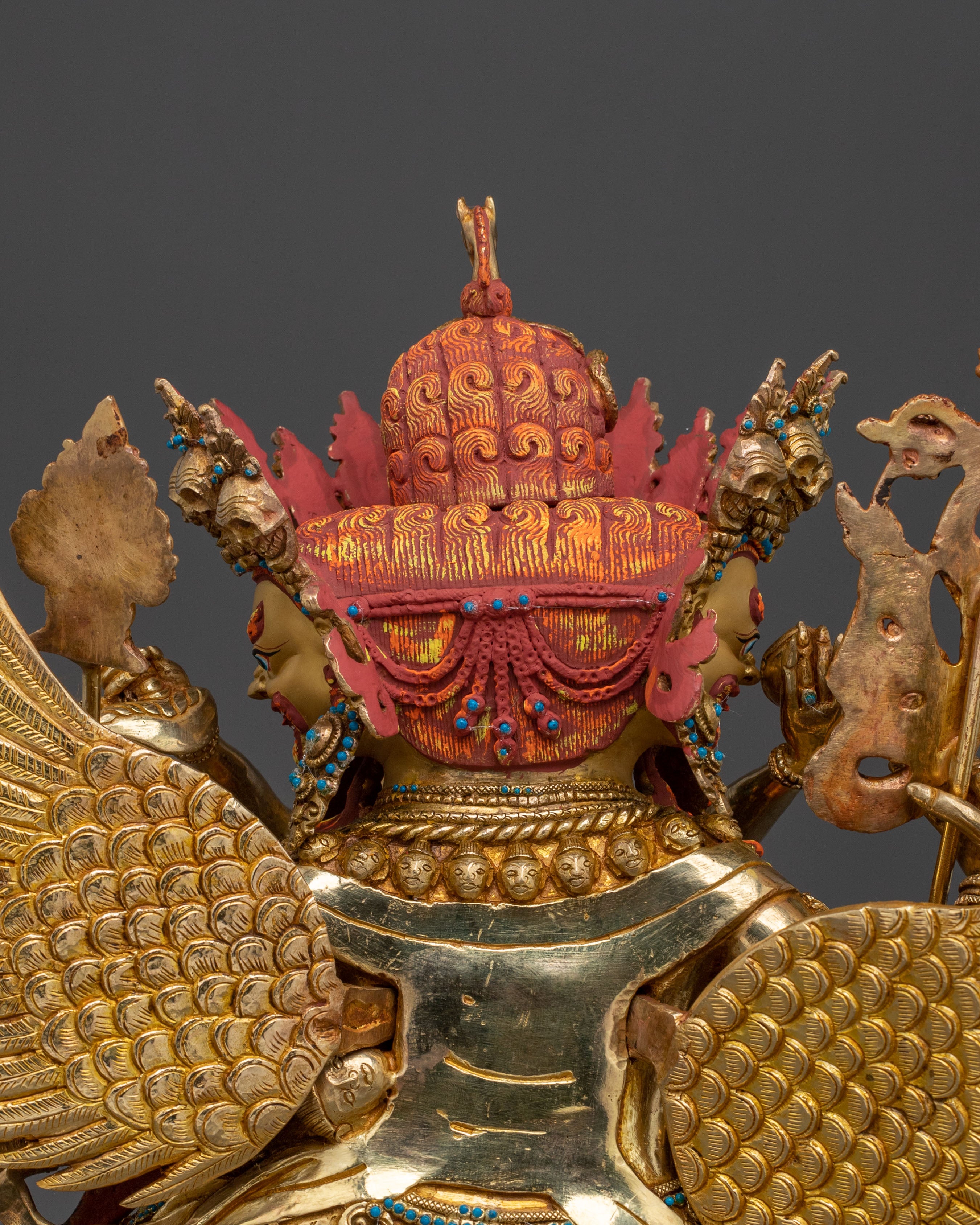Hayagriva Wrathful Deity Statue | Handmade Tibetan Himalayan Altar