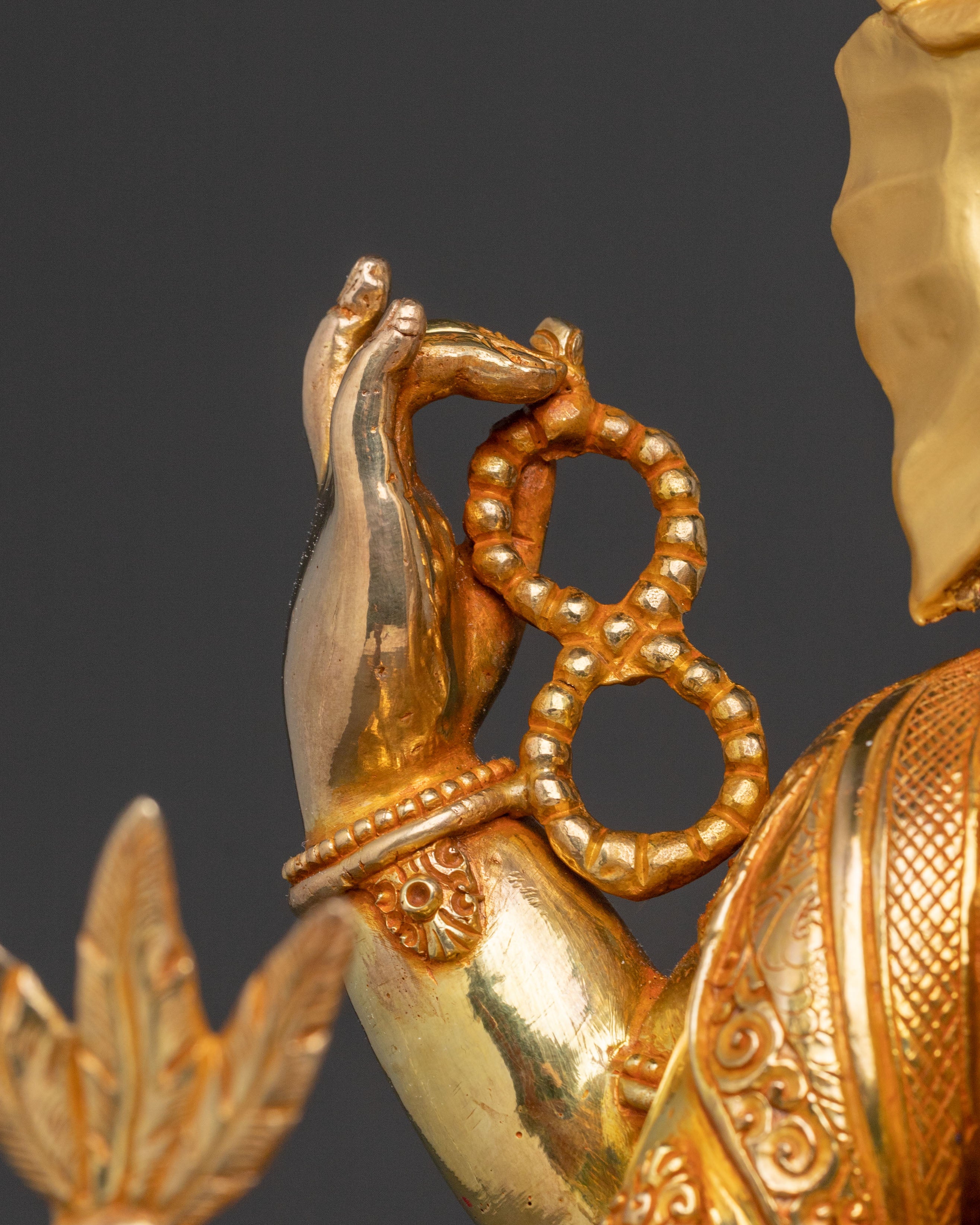 God Ganesh Traditional Golden Statue For