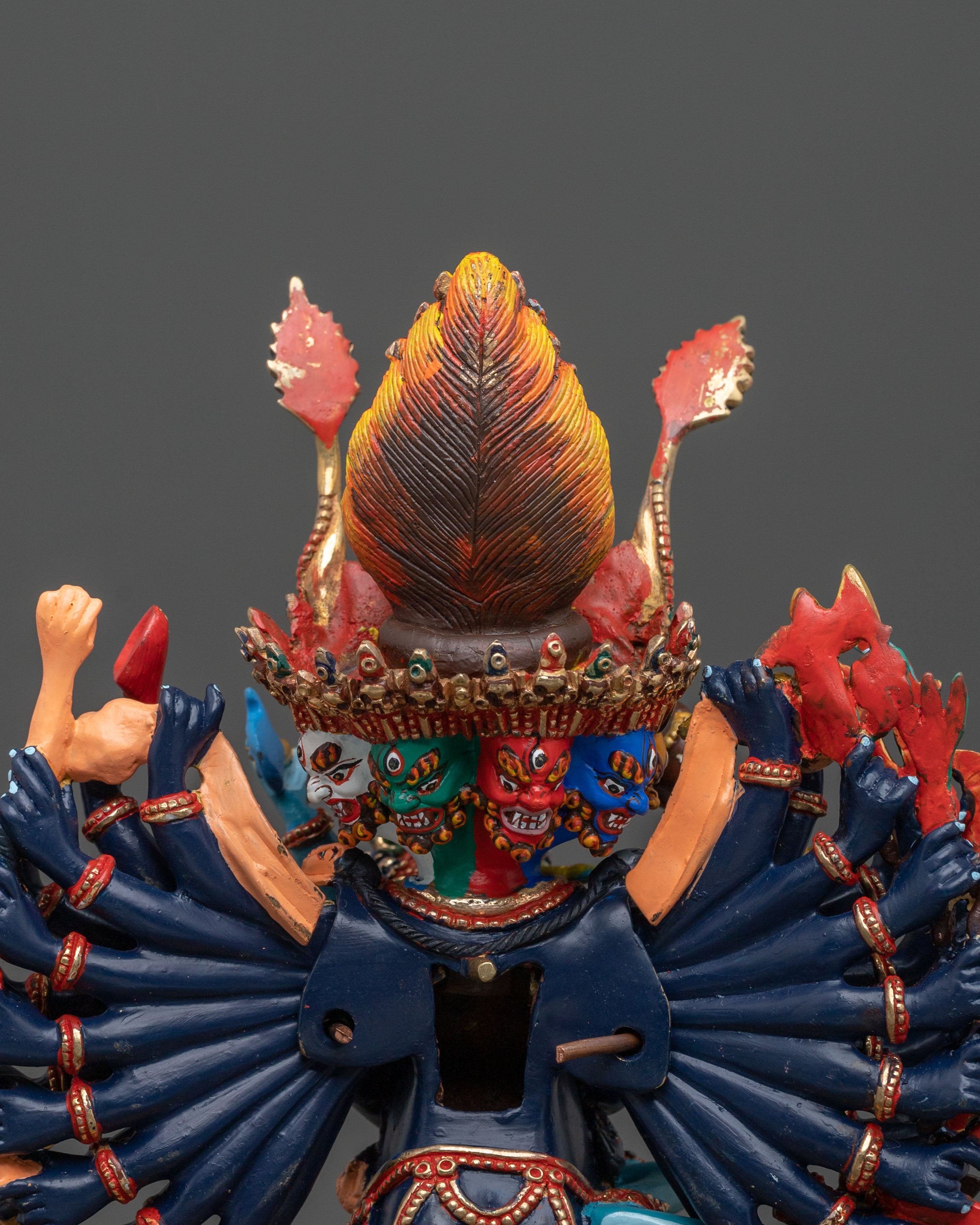 Yamantaka Wrathful Sculpture | Wrathful Guardian of Dharma