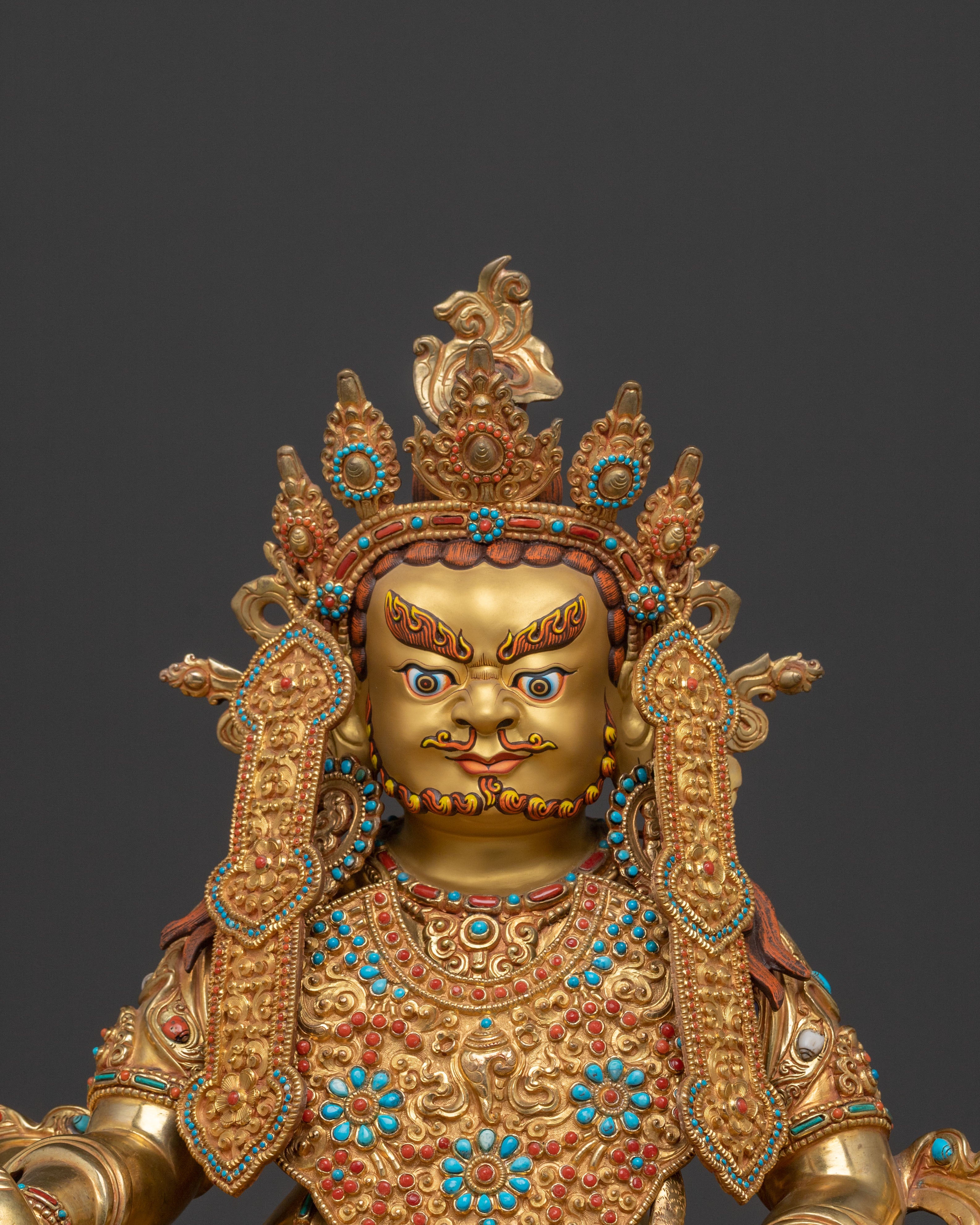 Zambhala Golden Statue | Guardian of Abundance