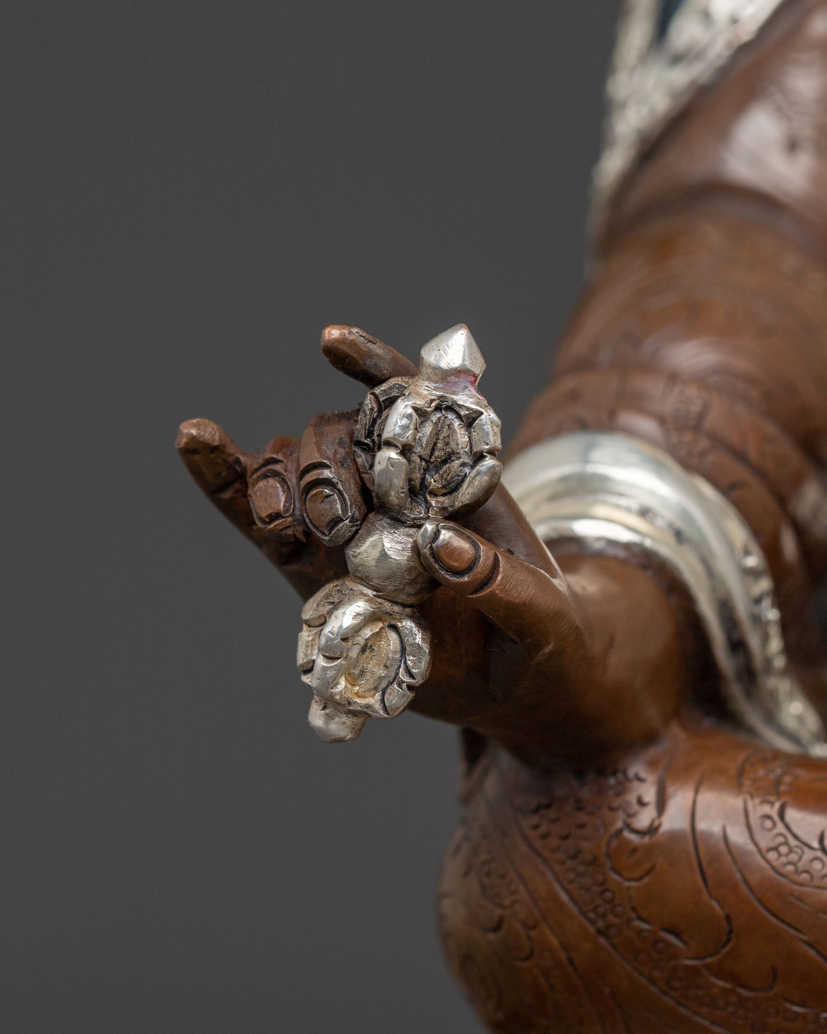 Handcrafted Guru Rinpoche Statue | Altar Decor