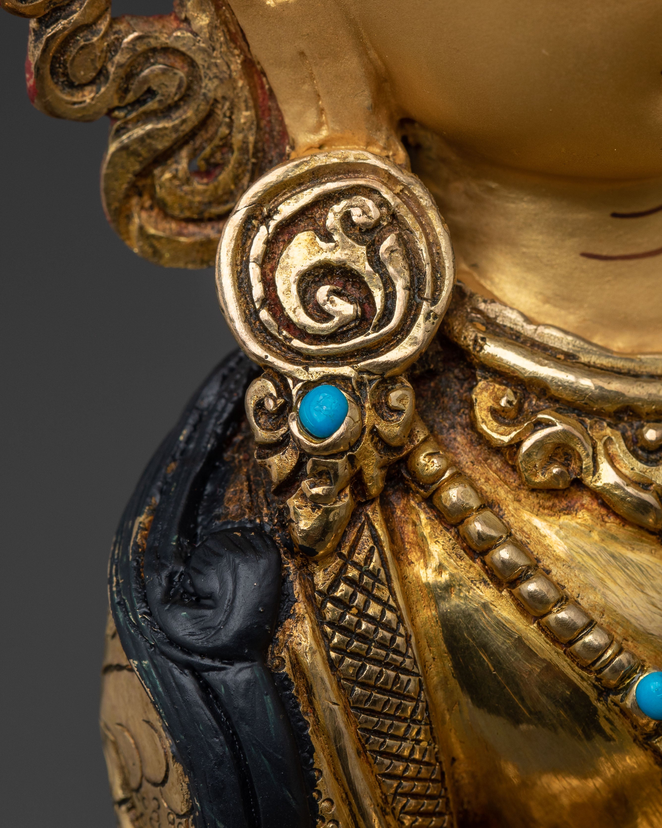 Vajrasattva Purifying Statue | 24K Gold Gilded Figure