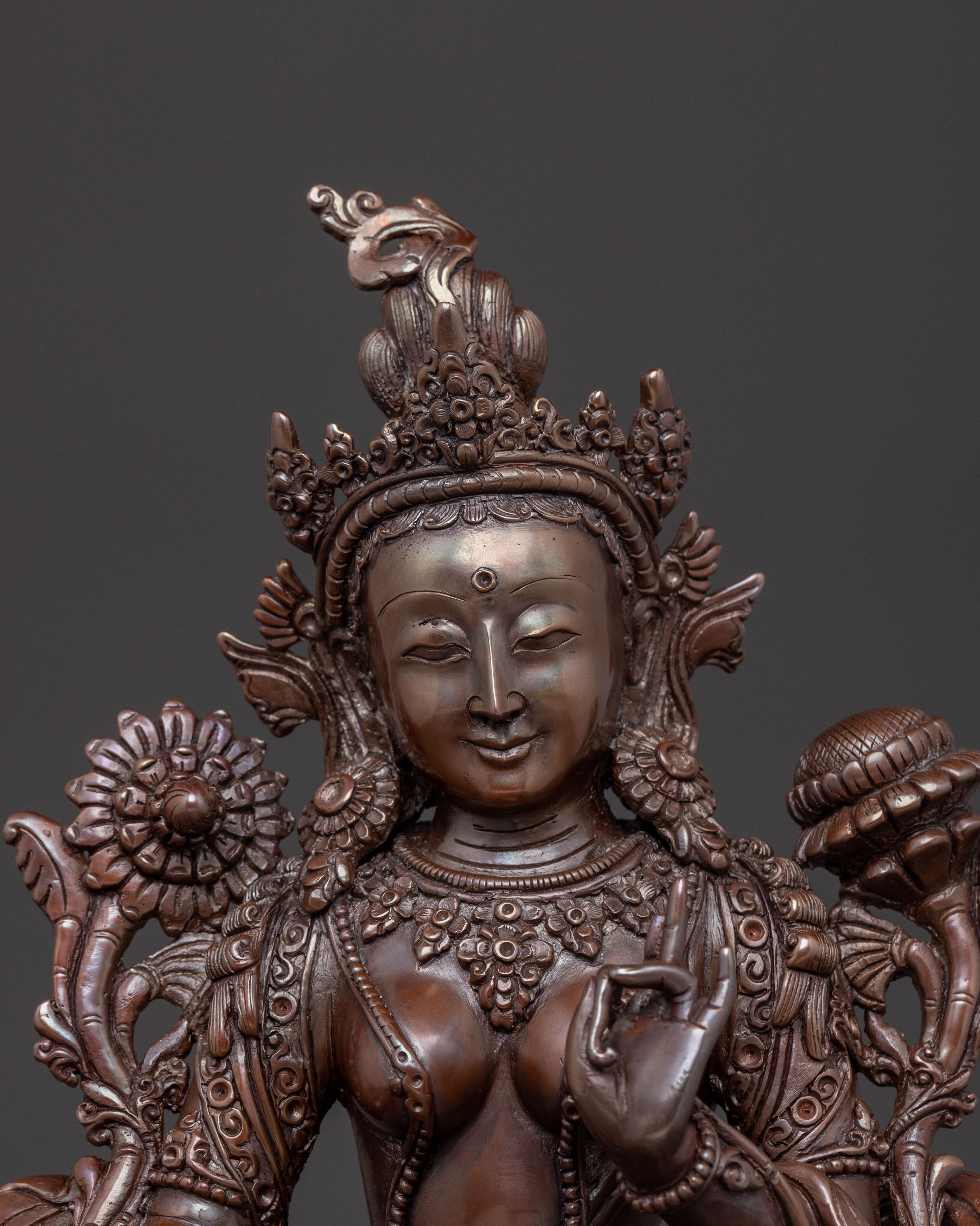 Mother Green Tara Statue | Guardian of Peace