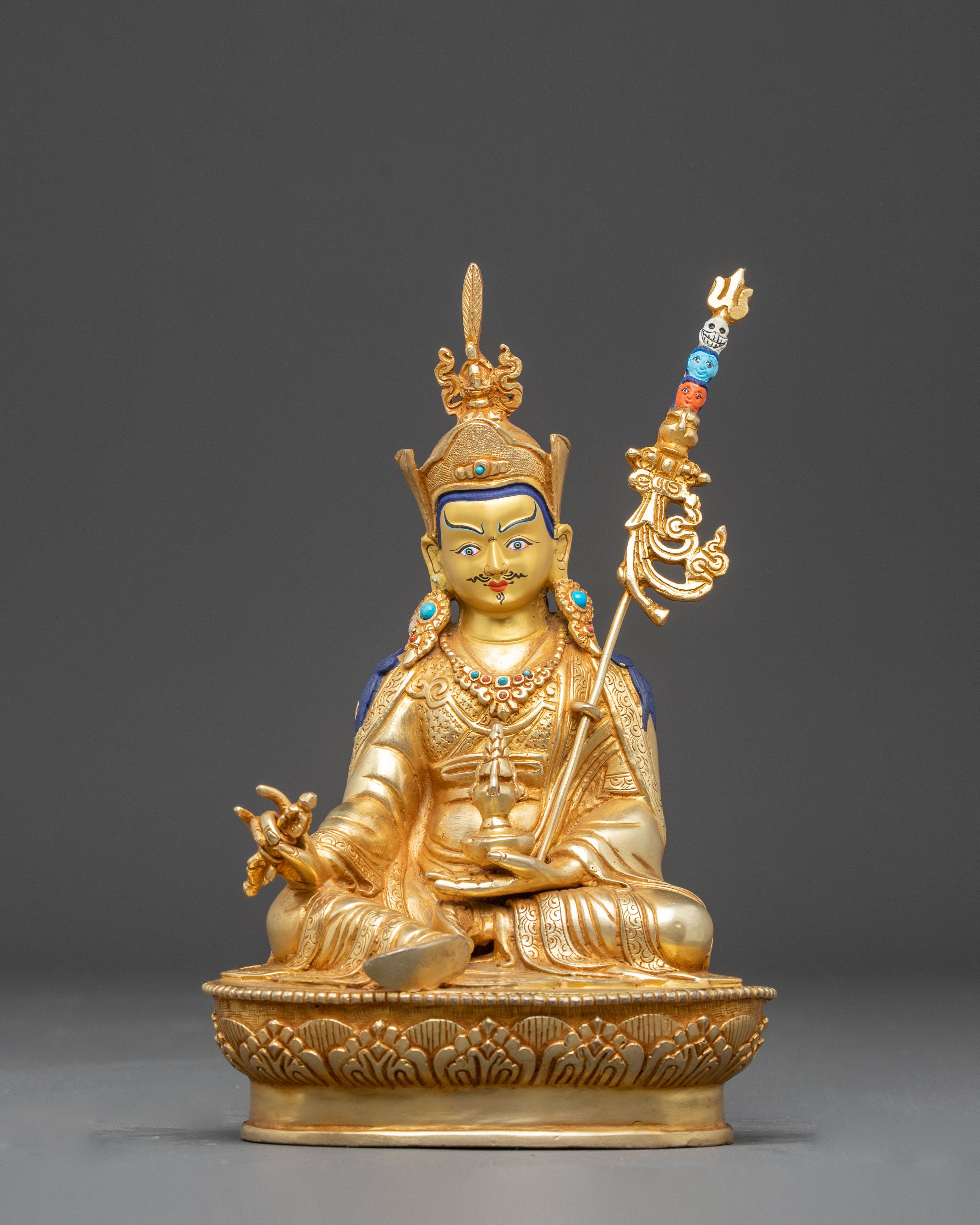 Handmade Copper Statue of Padmasambhava