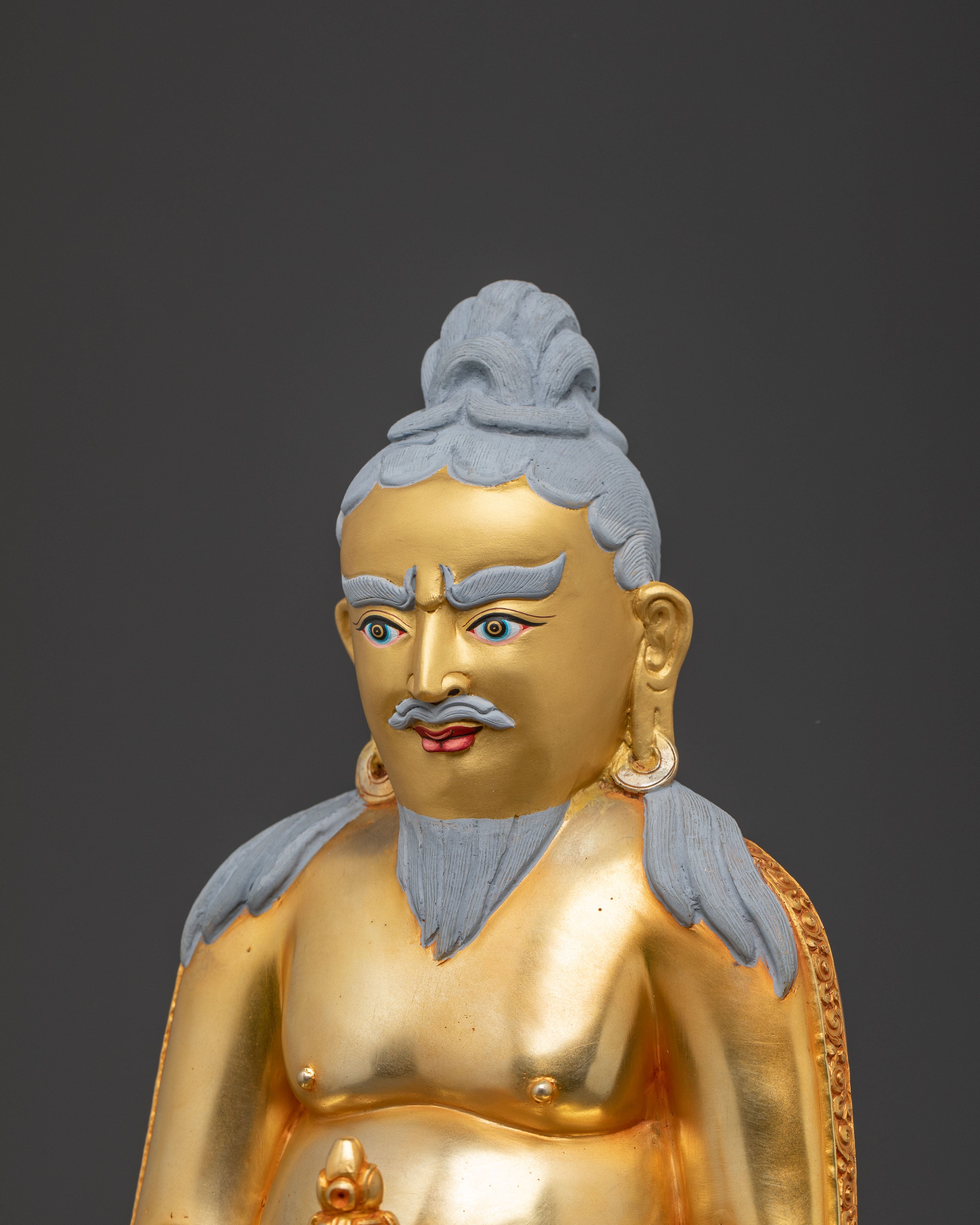 Thangtong Gyalpo Golden Statue | Iron Bridge Maker