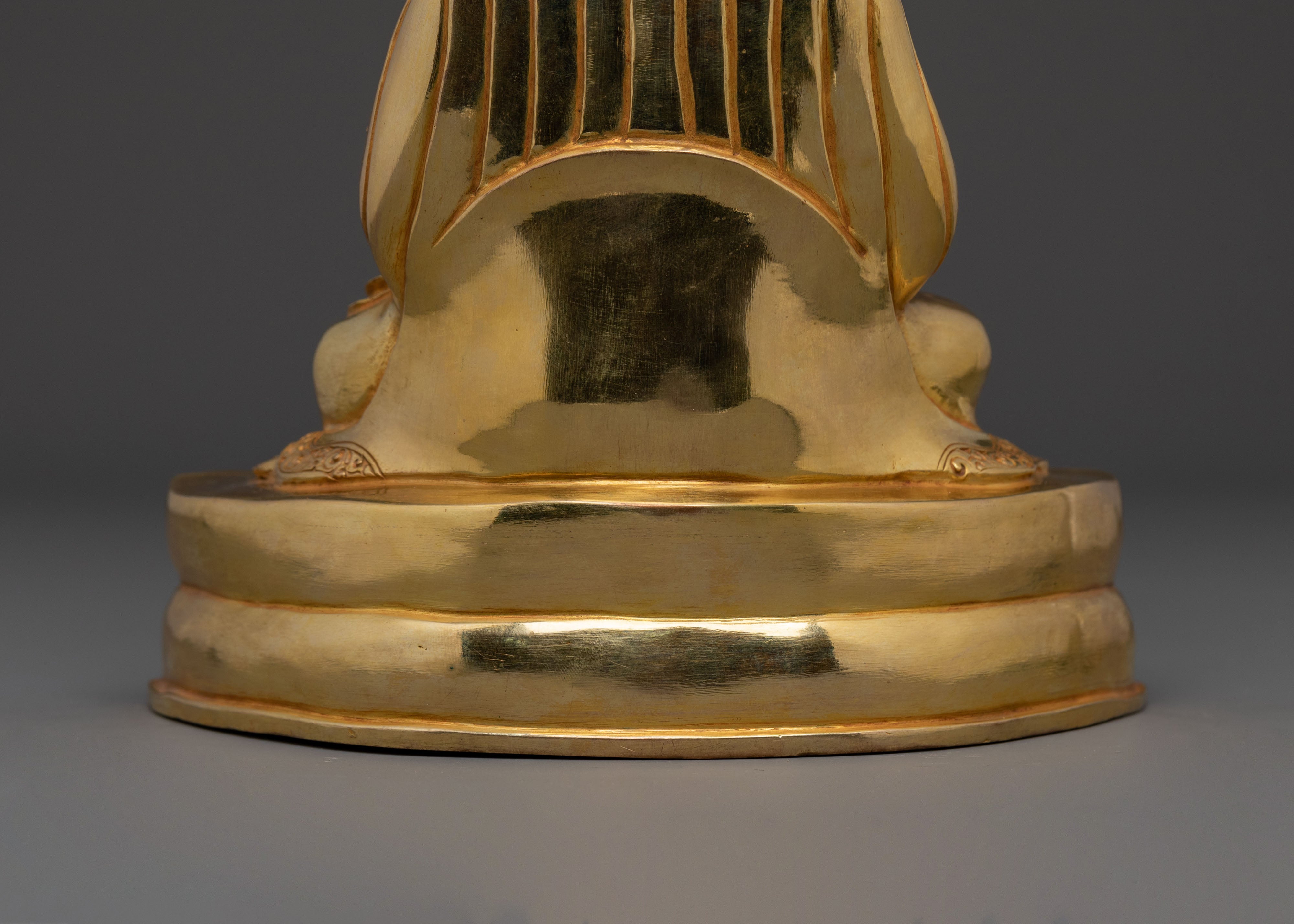 Gampopa Spiritual Sculpture: Tibetan Buddhist Master