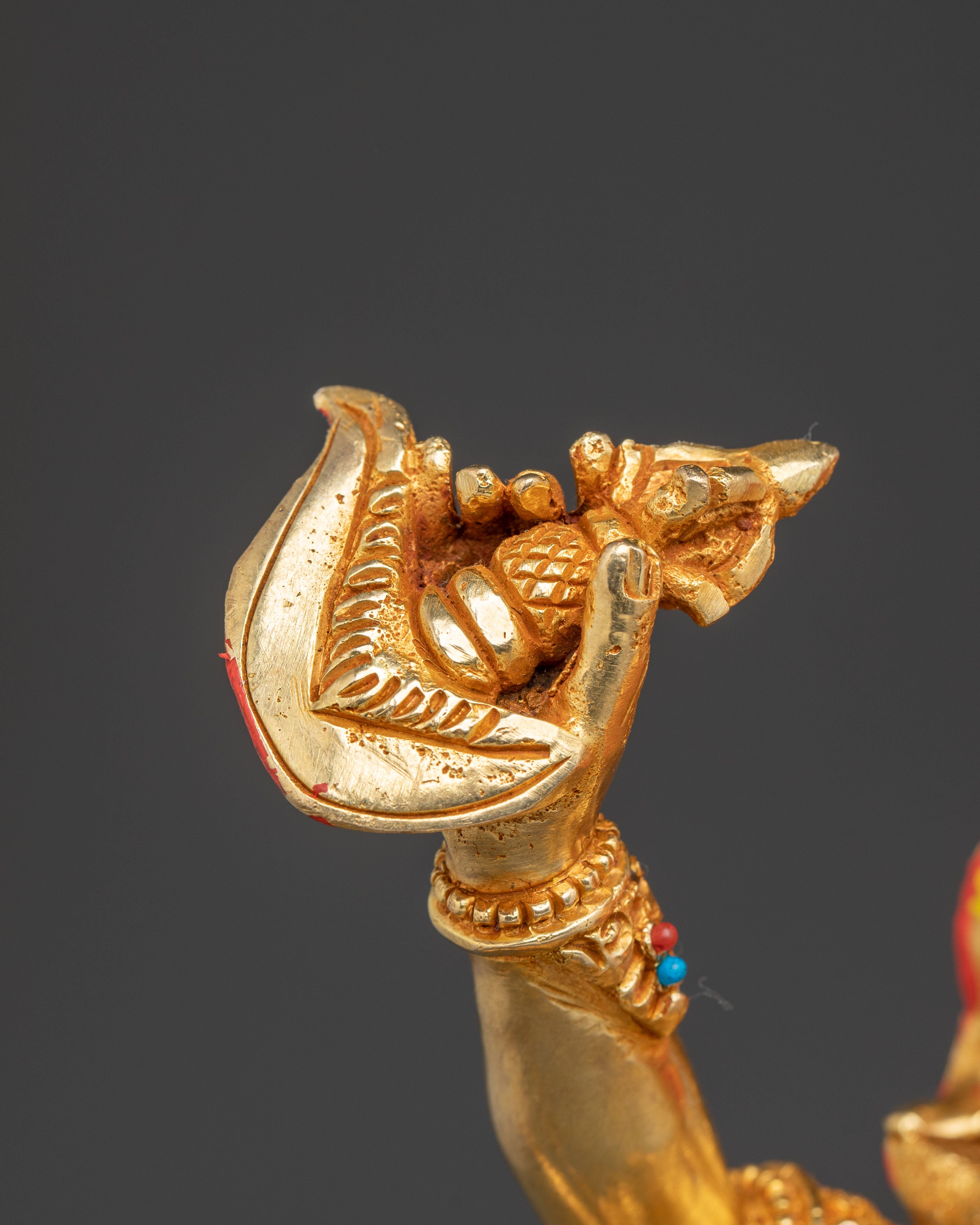 Simha Mukha Statue: Lion-Faced Dakini | Handcrafted Tibetan Art